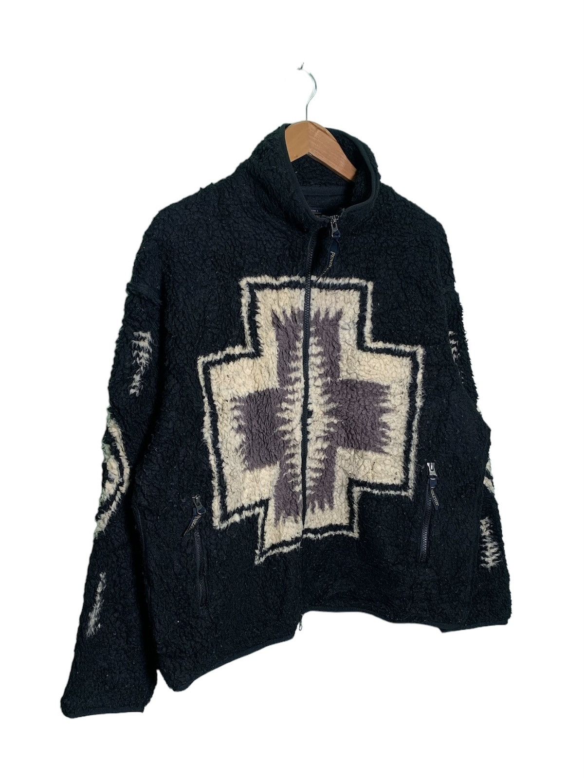 Pendleton × Vintage Vintage Pendleton Fleece Sherpa Jacket Size US M / EU 48-50 / 2 - 3 Thumbnail