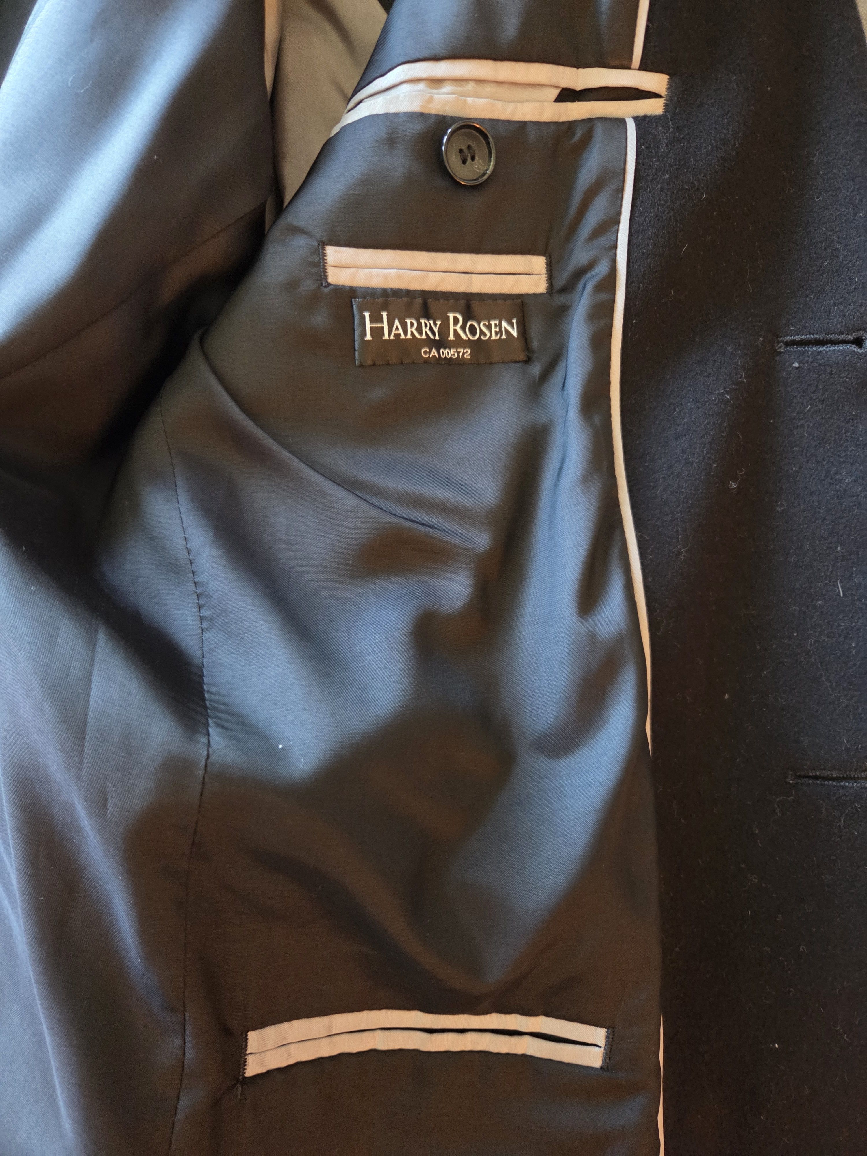 Hugo Boss Hugo Boss Black Wool/Cashmere Overcoat - Size 38R Size US M / EU 48-50 / 2 - 5 Thumbnail