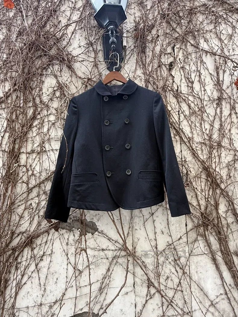 Yohji Yamamoto Yohji Yamamoto Double-breasted wool jacket Size US S / EU 44-46 / 1 - 1 Thumbnail