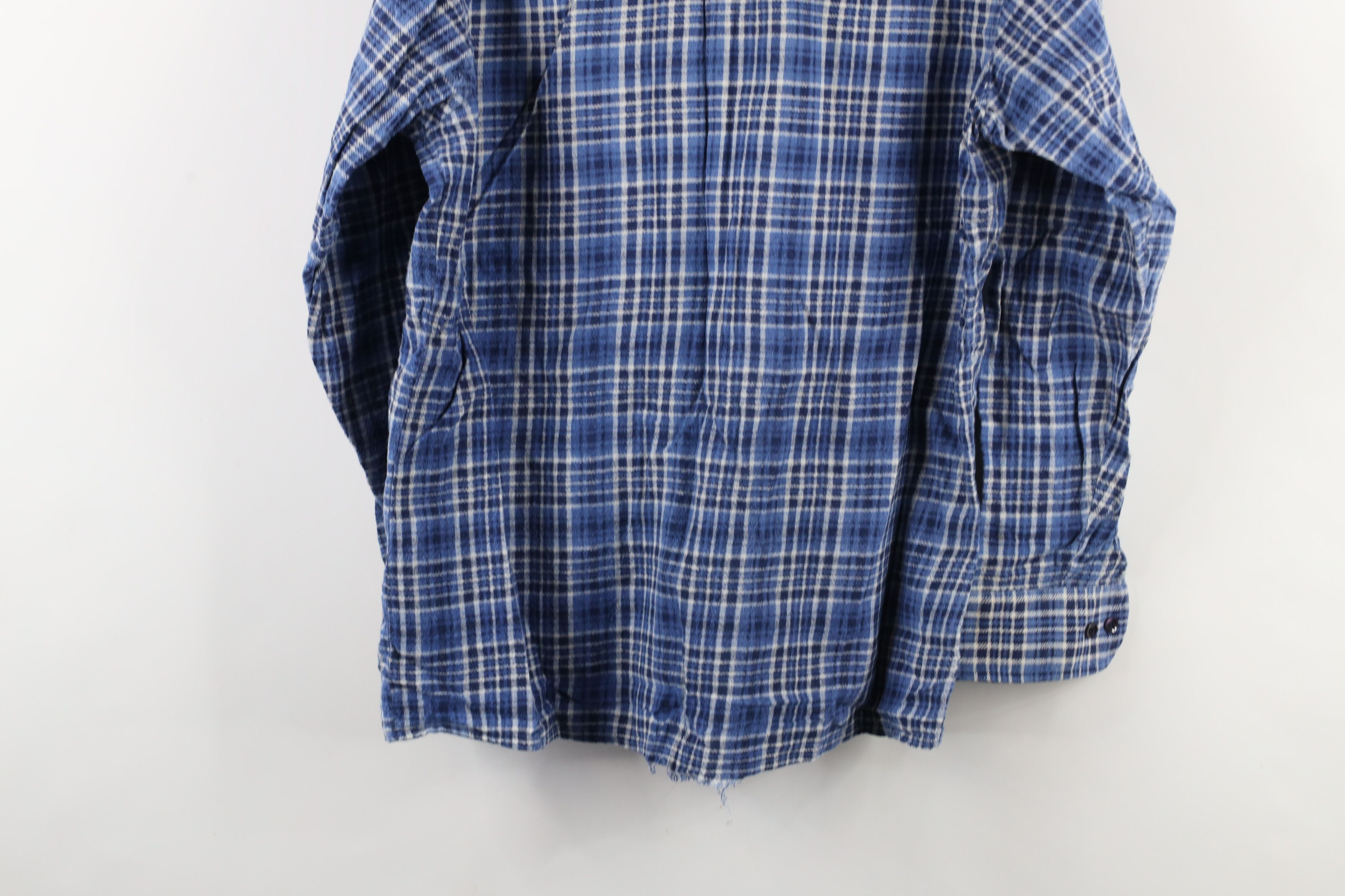 Dickies × Vintage Vintage 70s Dickies Flannel Collared Button Shirt Plaid USA Size US M / EU 48-50 / 2 - 11 Thumbnail