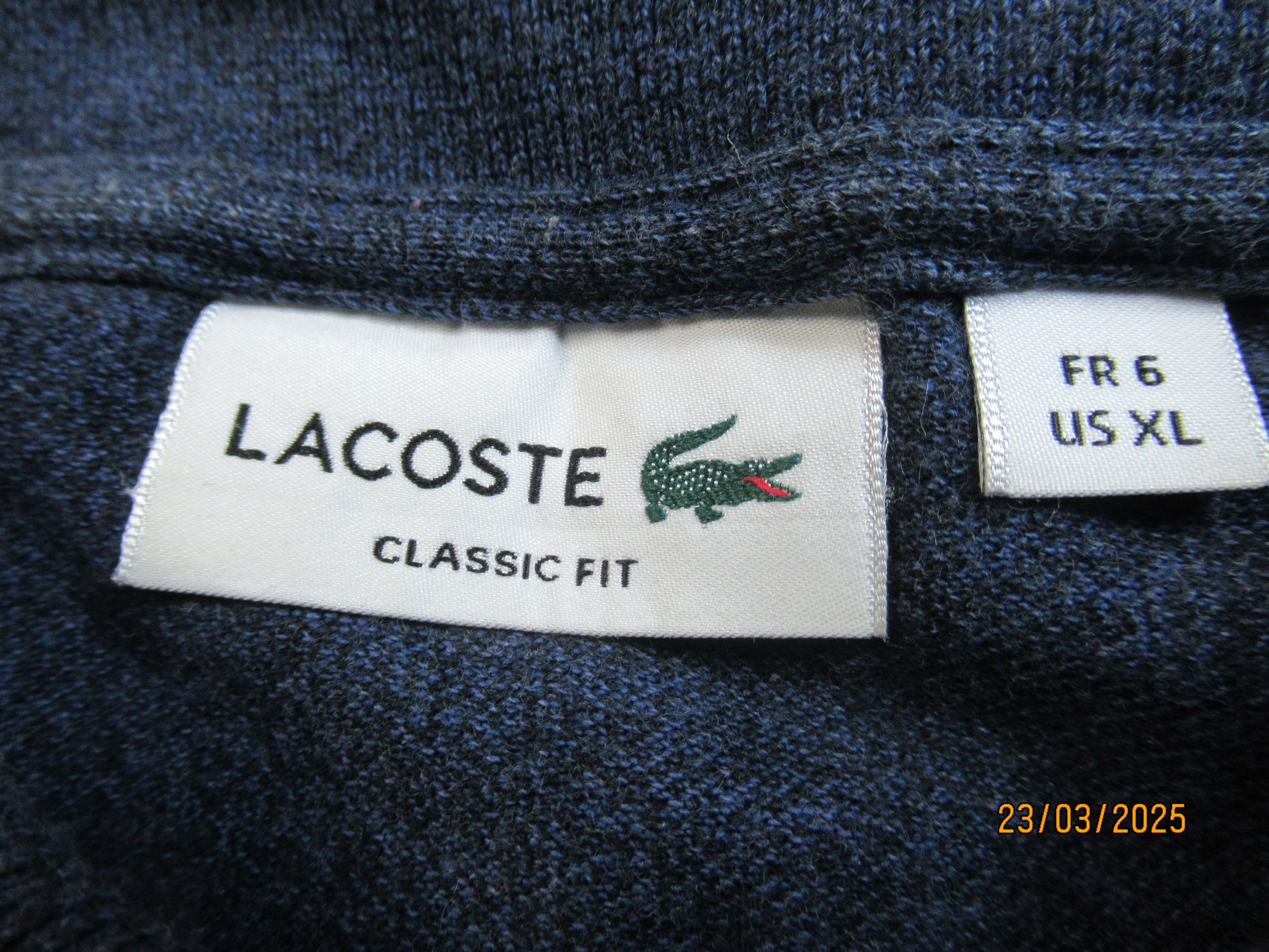 Lacoste Lacoste dark blue polo Size US XL / EU 56 / 4 - 3 Thumbnail