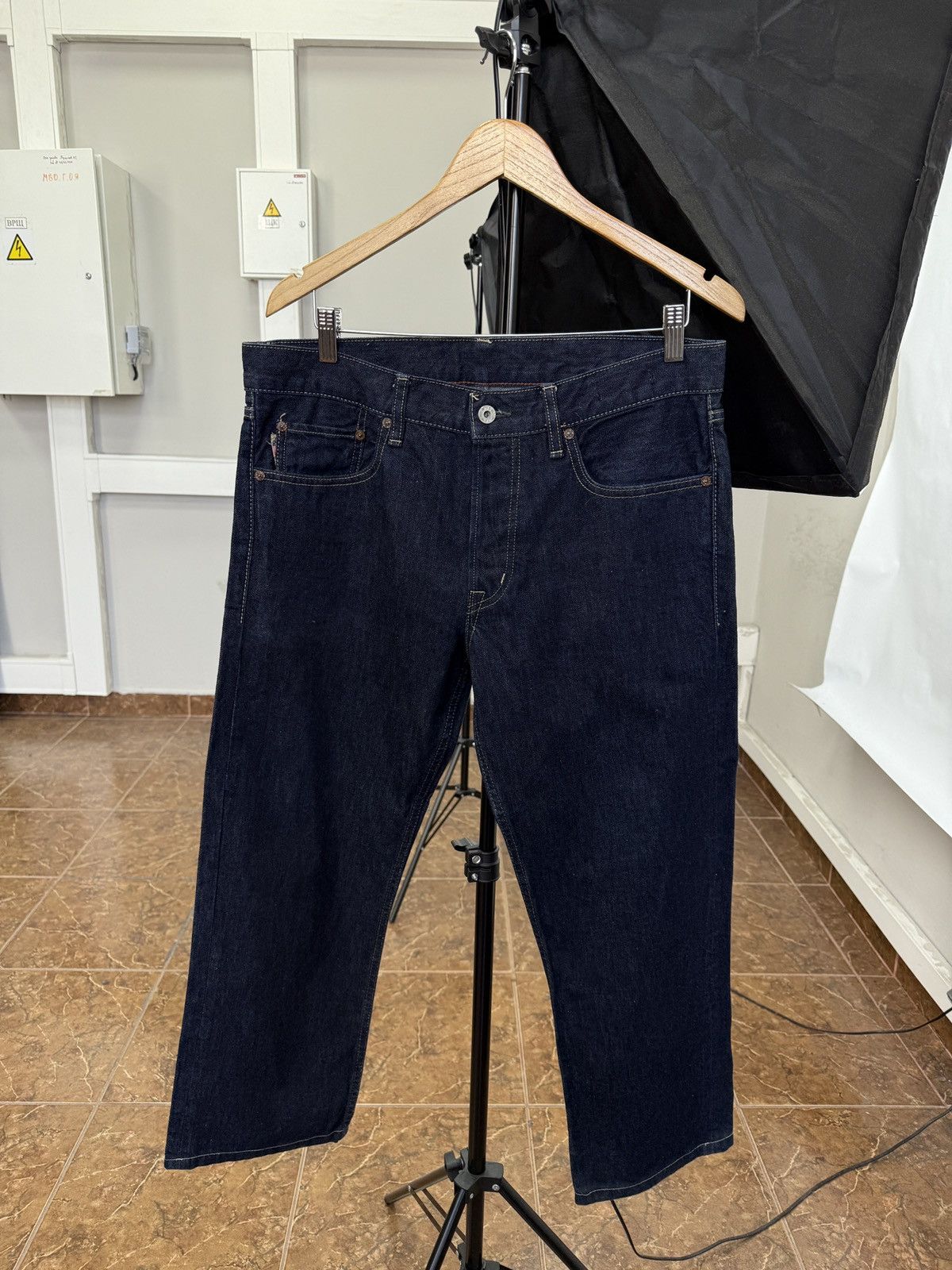 Denim & Supply Ralph Lauren 🇺🇸 Vintage Y2K Ralph Lauren USA Flag Jeans rrl Retro Rare Size US 32 / EU 48 - 2 Thumbnail