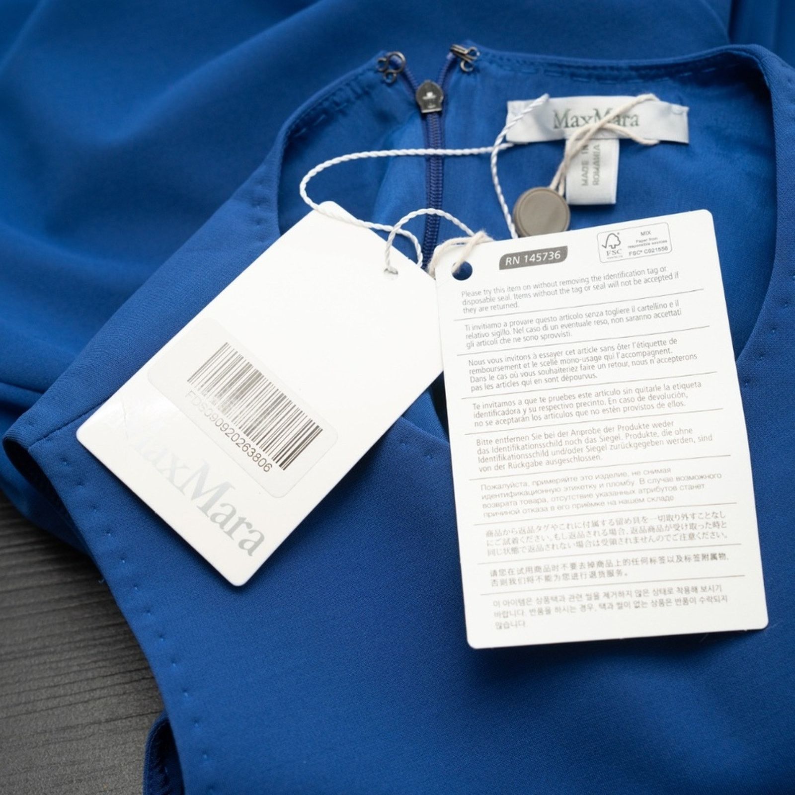 Max Mara MAXMARA. Giara Stretch-Crepe Dress. Size S / US 4 / IT 40 - 9 Thumbnail