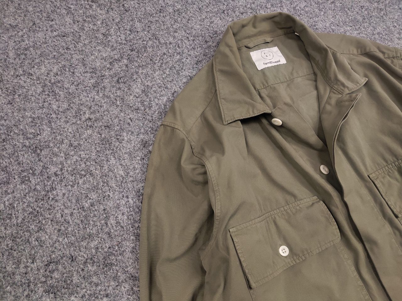 Japanese Brand Form & Thread Mens Overshirt Light Pocket Bottom Jacket Size US L / EU 52-54 / 3 - 7 Thumbnail
