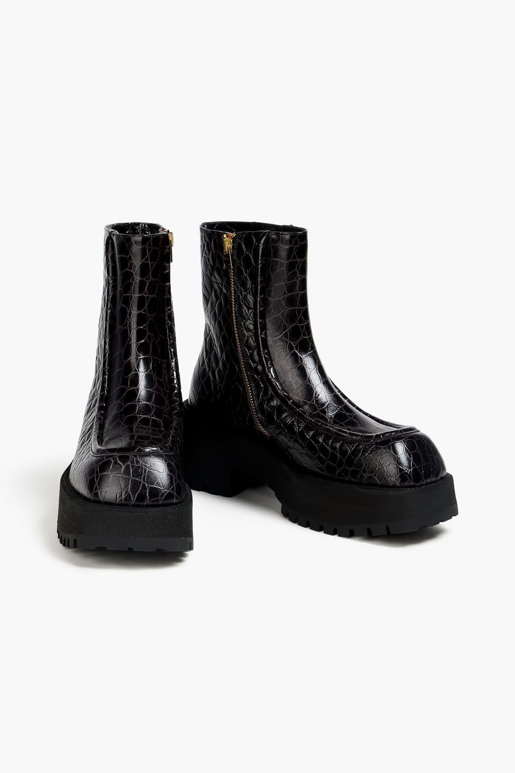 Marni o1y1025 Ankle Boots in Black Size US 11 / IT 41 - 4 Thumbnail