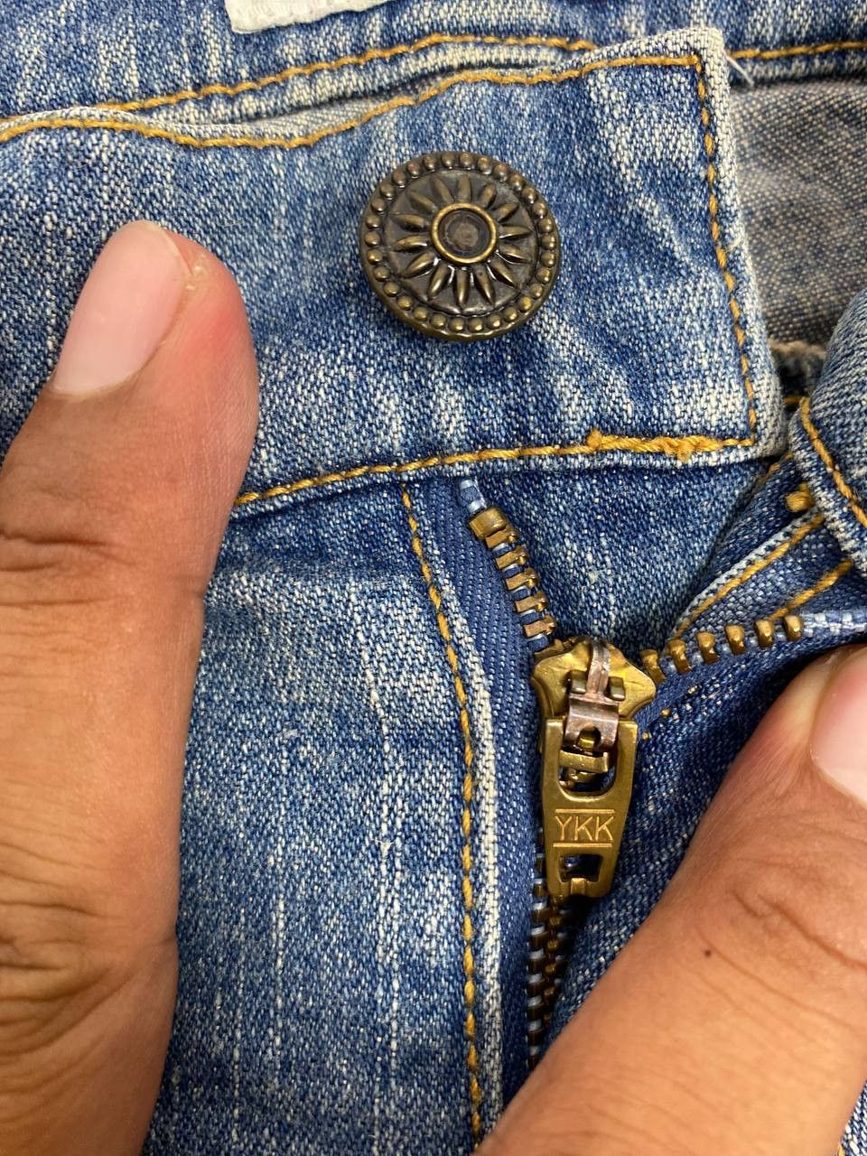 Cowboy Equipment vintage japanese brands cowboy style bootcut flare denim Size 29" - 9 Thumbnail