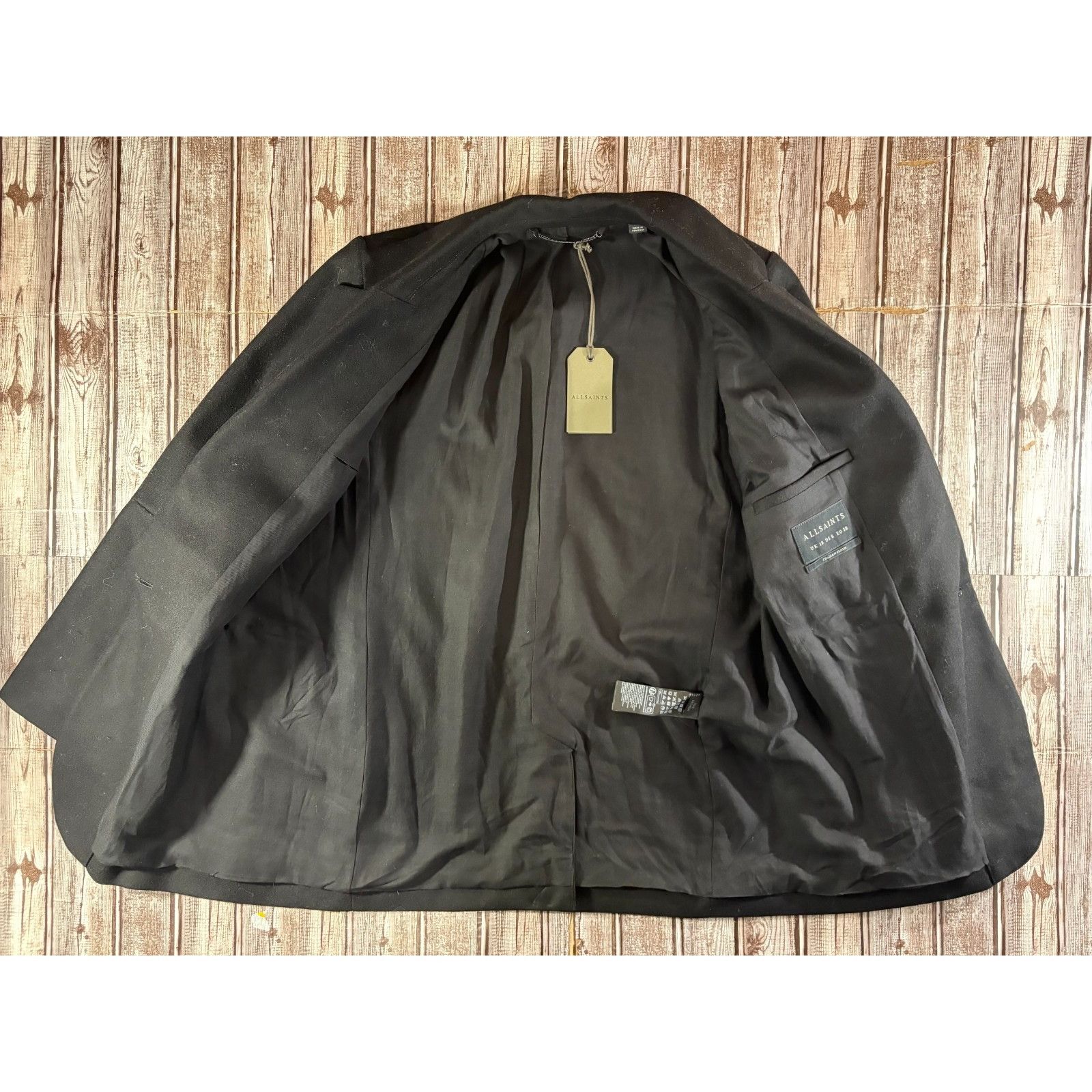 ALLSAINT JESSA ウール ブレンド ジャケット S ALLSAINTS Jessa Blazer 