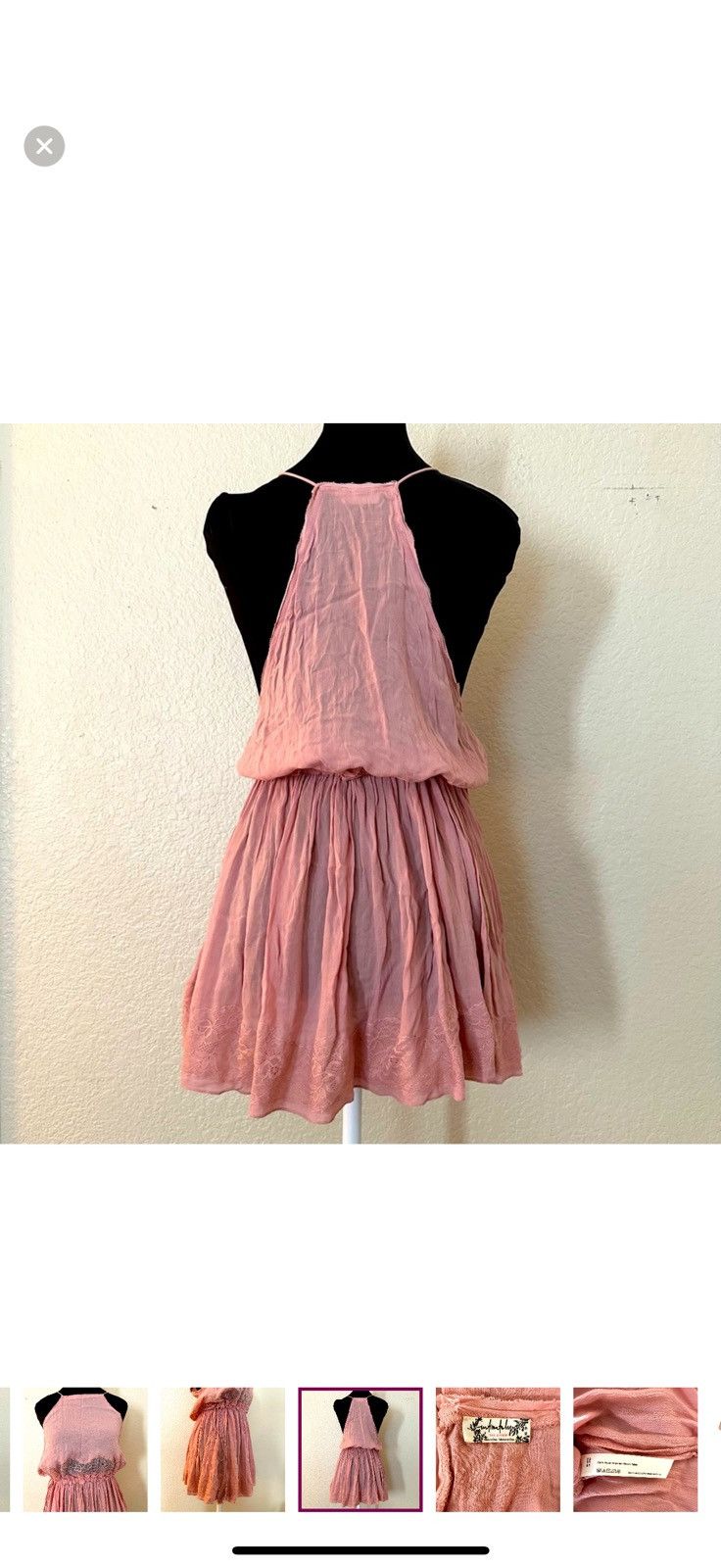Free People Intimately Free People Two For Tea Blush Pink Slip Dress Size S / US 4 / IT 40 - 4 Thumbnail
