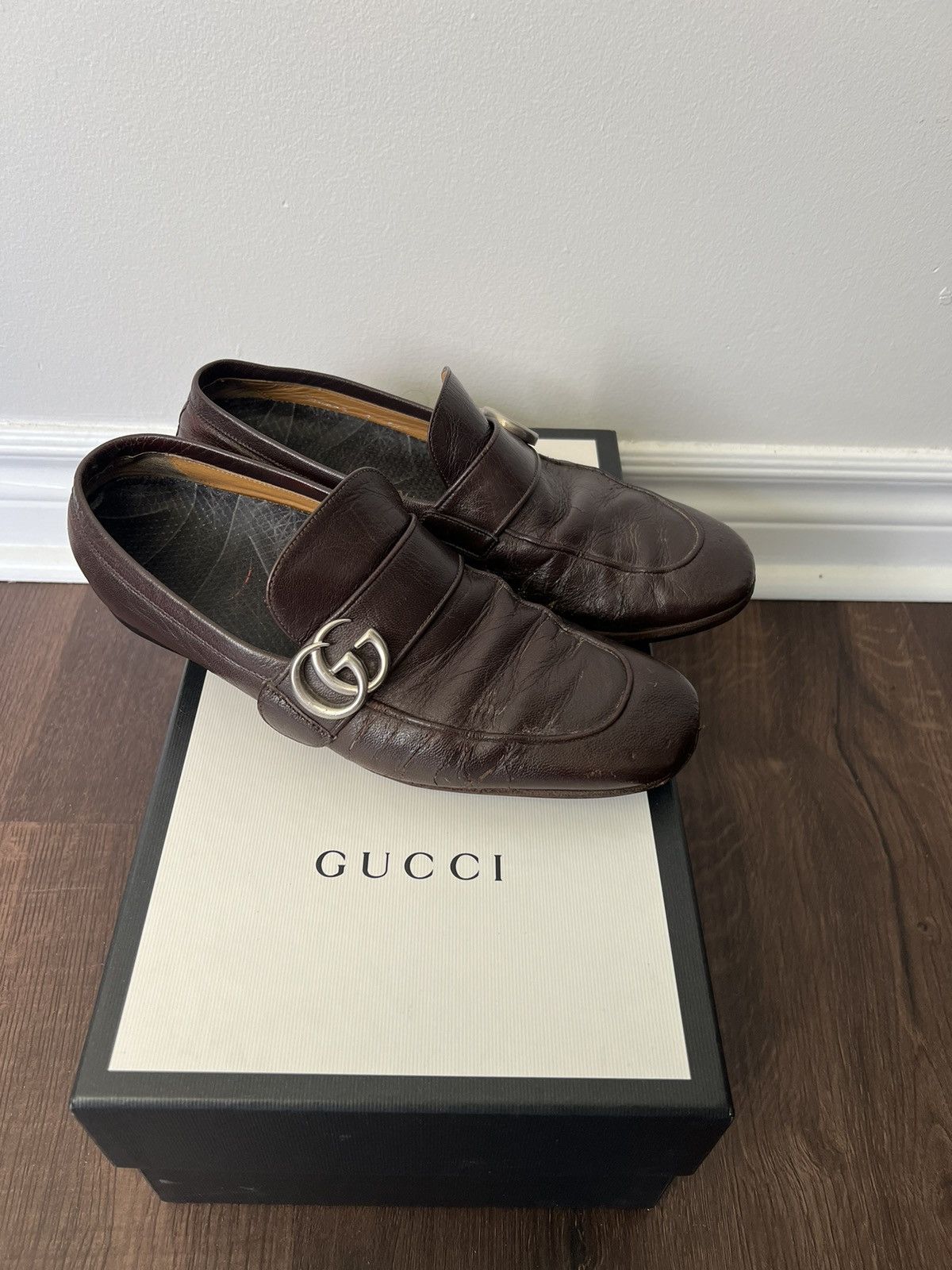 Gucci Double G loafers Size US 7 / EU 40 - 1 Thumbnail