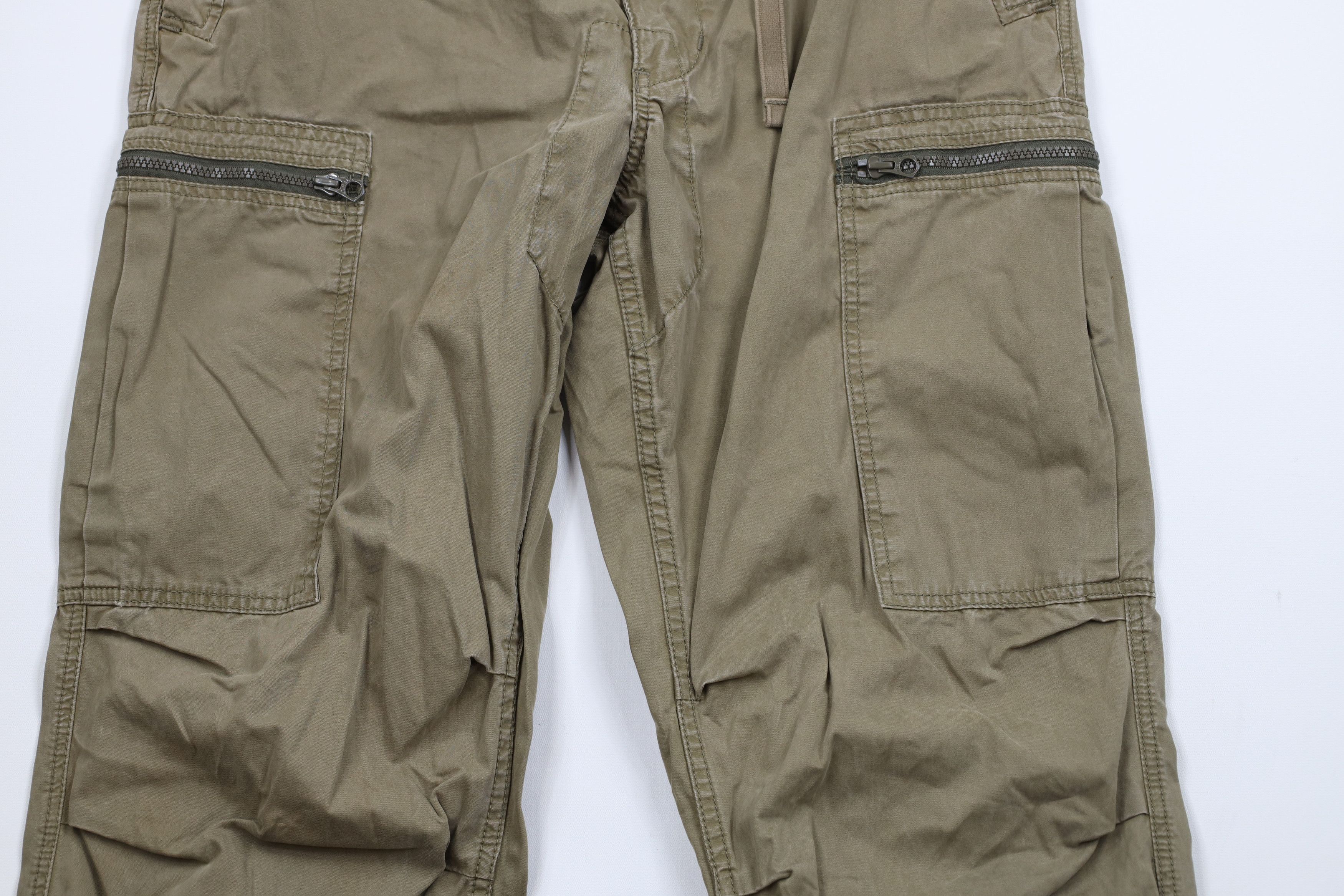 Express × Vintage Vintage Y2K Express X2 Military Baggy Wide Leg Cargo Pants Size US 36 / EU 52 - 3 Thumbnail
