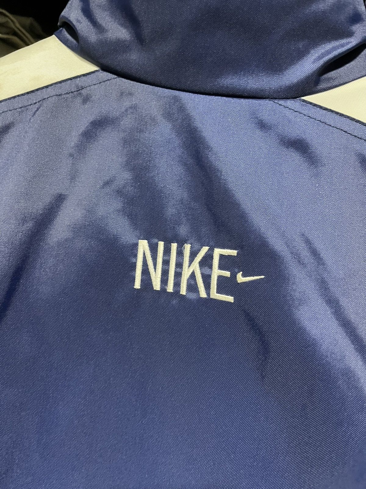 Nike × Vintage Crazy Vintage 90s Nike Swoosh Essential Zip-Up Windbreaker Size US M / EU 48-50 / 2 - 7 Thumbnail