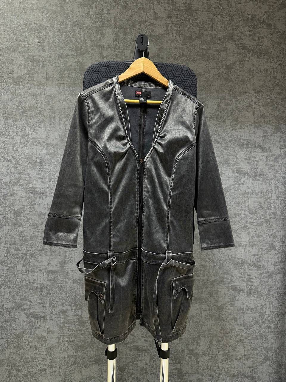 Diesel × Vintage Vintage Diesel Avant Garde Gray Women Dress Size XL / US 12-14 / IT 48-50 - 6 Thumbnail