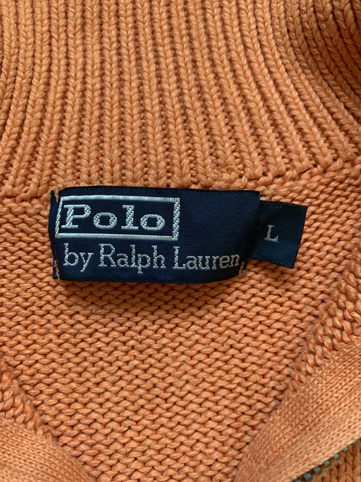 Polo Ralph Lauren × Vintage Vintage Polo Ralph Lauren Zip 1/4 Sweater Old Money Y2K Size US L / EU 52-54 / 3 - 8 Thumbnail