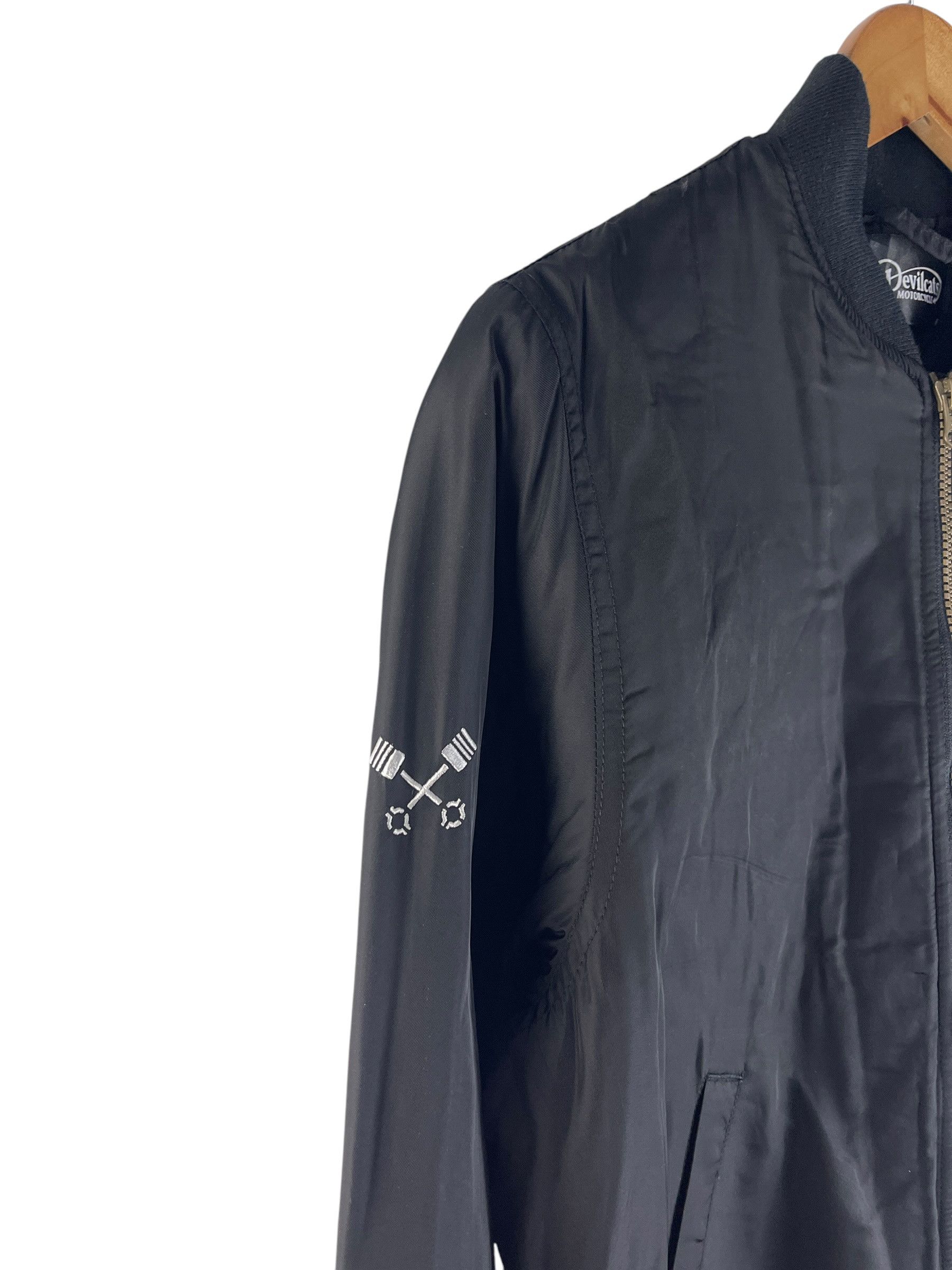 Japanese Brand Devilcats Motorcycle MA-1 Bomber Jacket Streetwear Biker Size US M / EU 48-50 / 2 - 10 Thumbnail