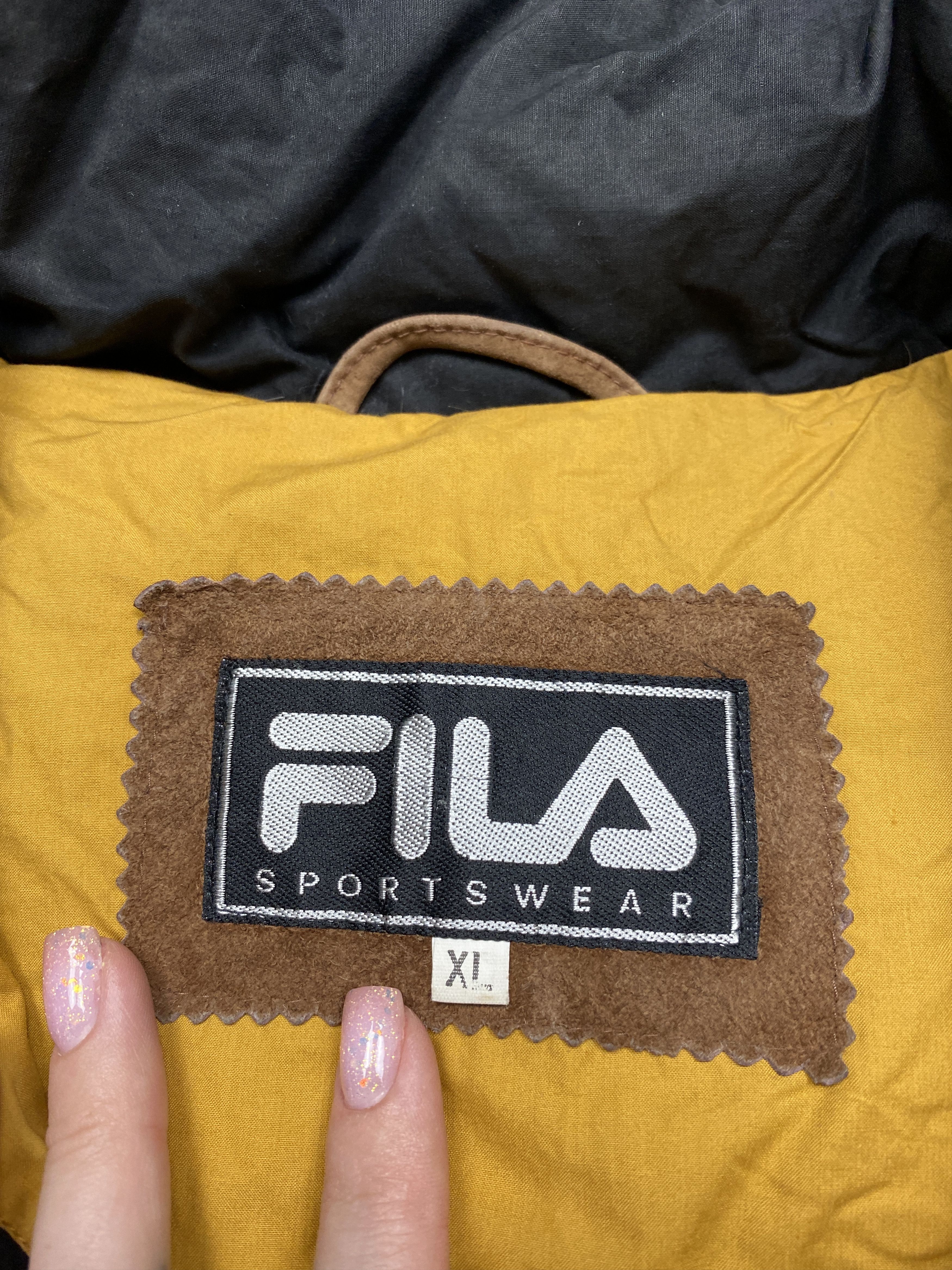 Fila Fila Vintage Mens Duck Down Vest Size US XL / EU 56 / 4 - 4 Thumbnail