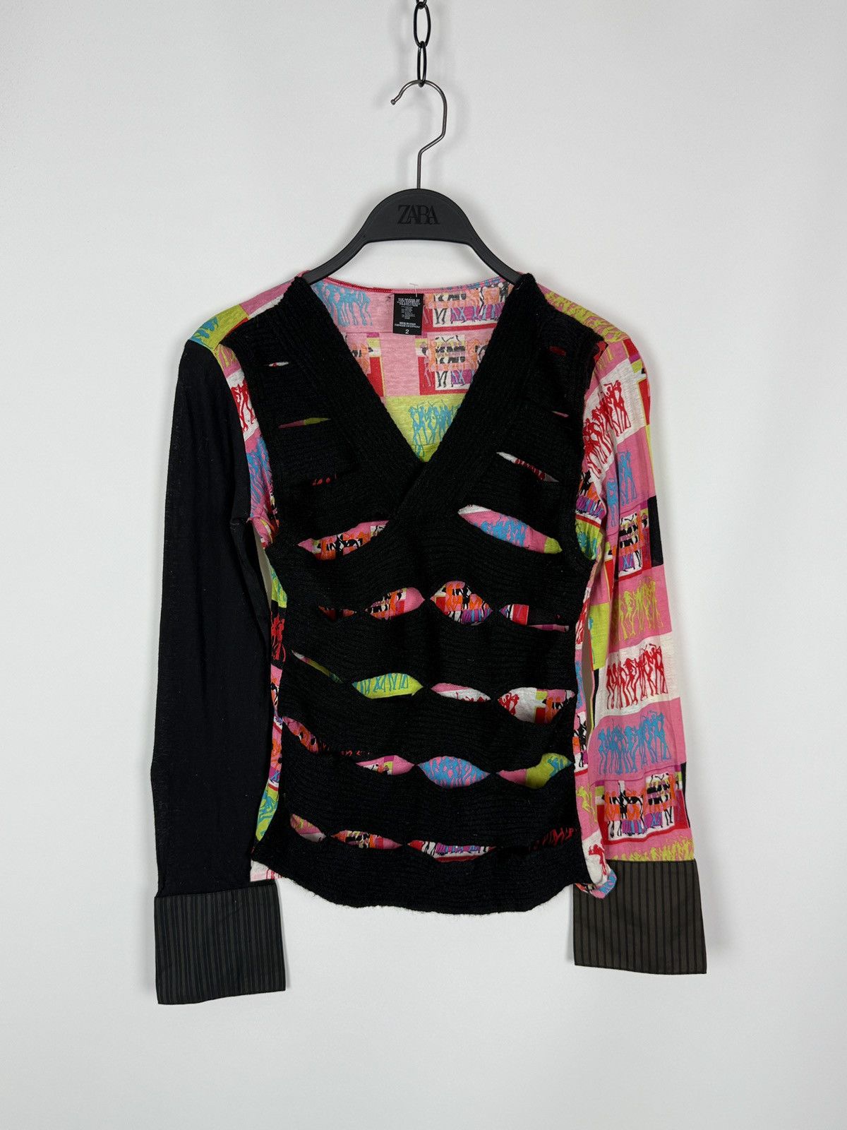 Custo Barcelona Y2K Vintage Custo Barcelona Sexy Girls Layered Blouse Size M / US 6-8 / IT 42-44 - 1 Thumbnail