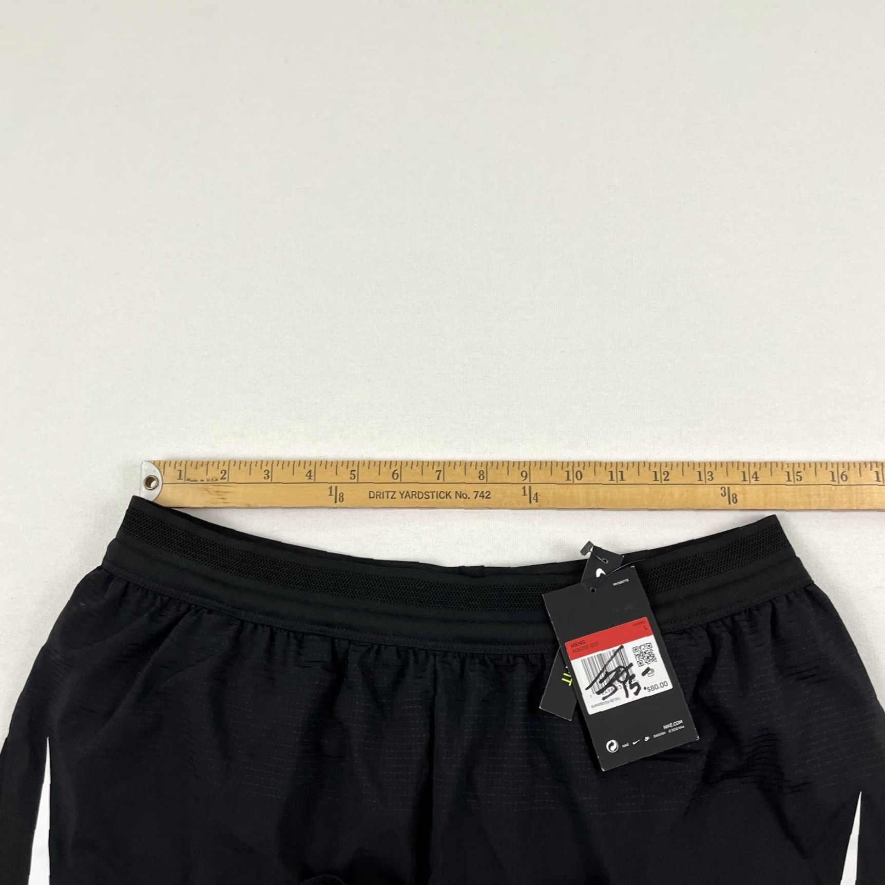 Nike Nike AeroSwift Shorts Men Large x 2" Lined Active Running Black AQ5257-010 Size US 33 - 7 Thumbnail