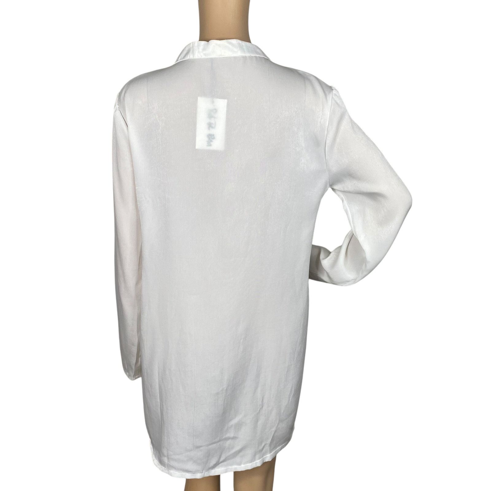 REVOLVE Rat & Boa NWT Satin Lace Up Crossover Wrap Tunic Top SZ L Size L / US 10 / IT 46 - 5 Thumbnail