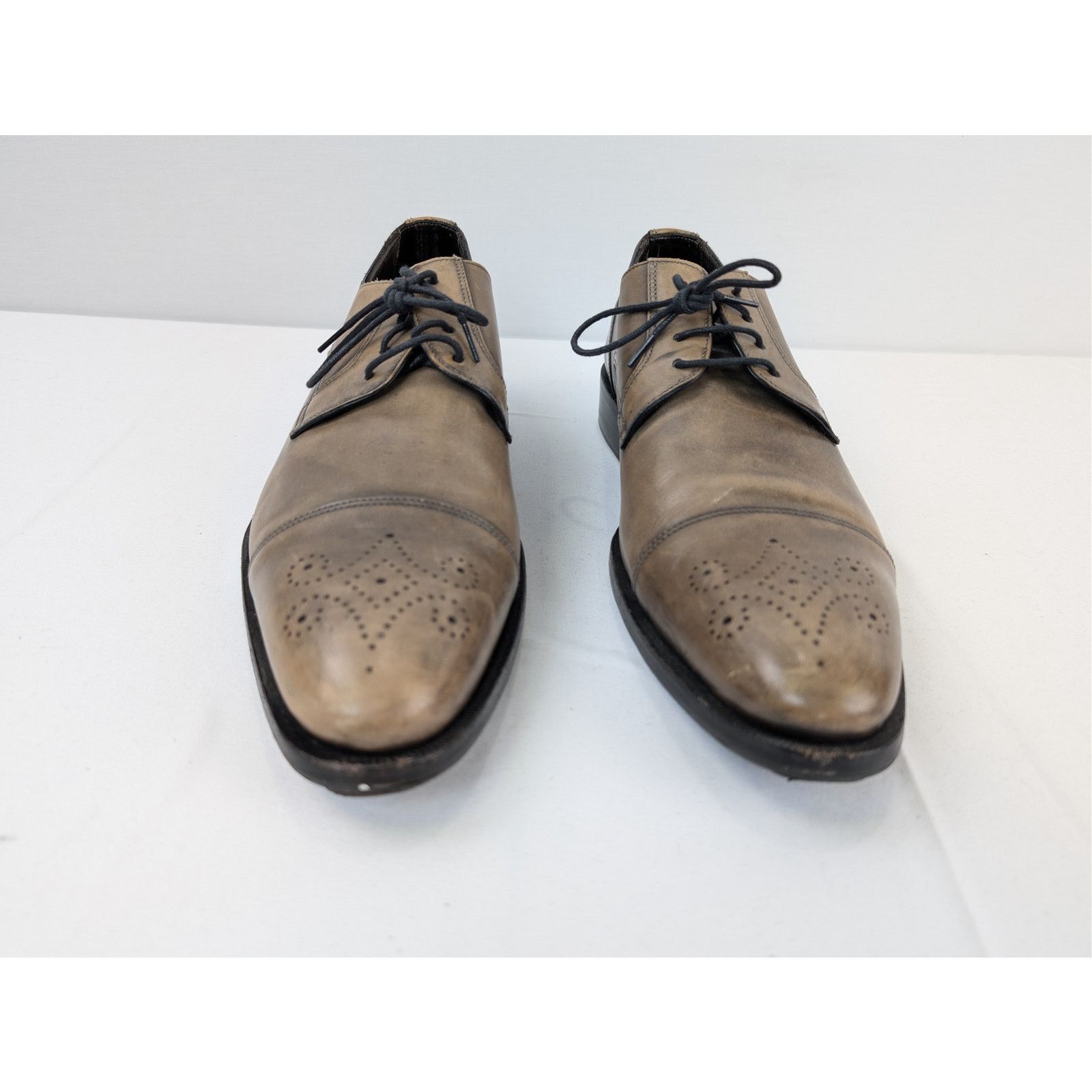 David Eden o1rshd1 CC20 Leather Shoe Boots in Beige Size US 10.5 / EU 43-44 - 7 Thumbnail