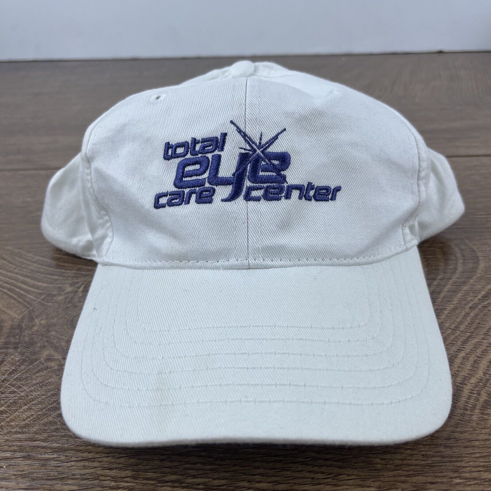 Other Total Eye Care Center Hat Snapback Hat White Adjustable Hat Size ONE SIZE - 3 Thumbnail