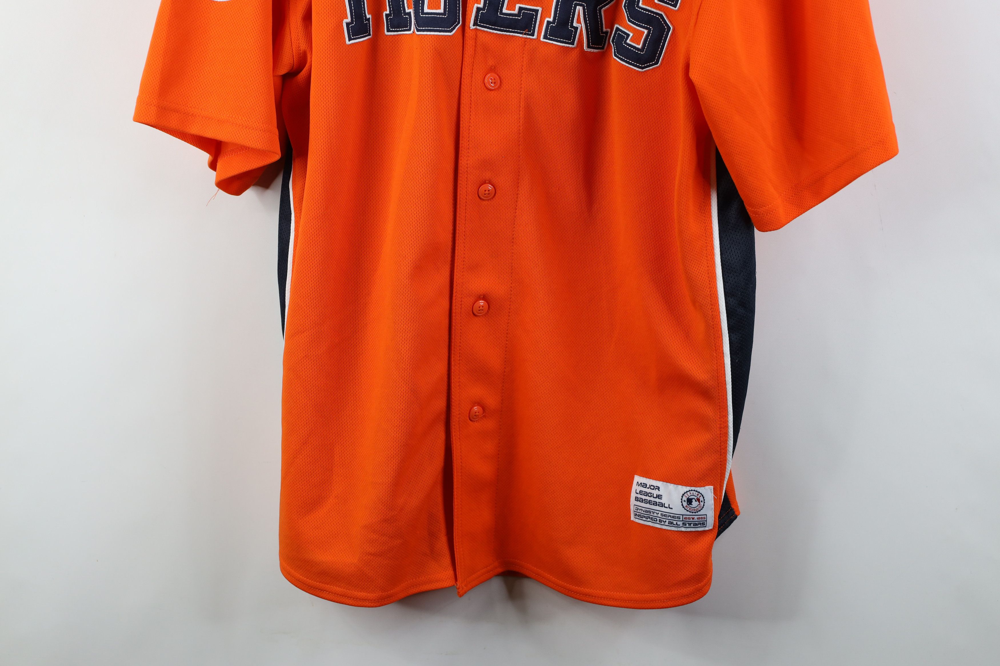 Vintage Vintage Y2K Detroit Tigers Baseball Jersey Orange Polyester Size US XL / EU 56 / 4 - 3 Thumbnail