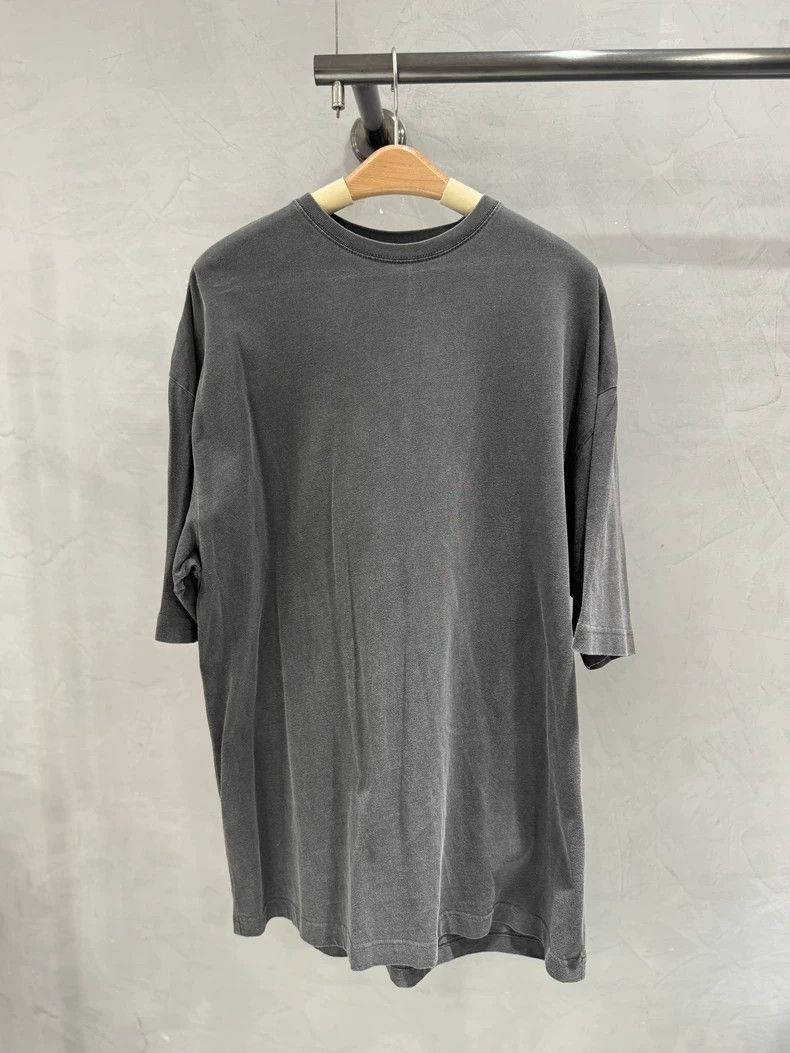 Balenciaga Balenciaga Charcoal back embroidered monogram short sleeve Size US XS / EU 42 / 0 - 3 Thumbnail
