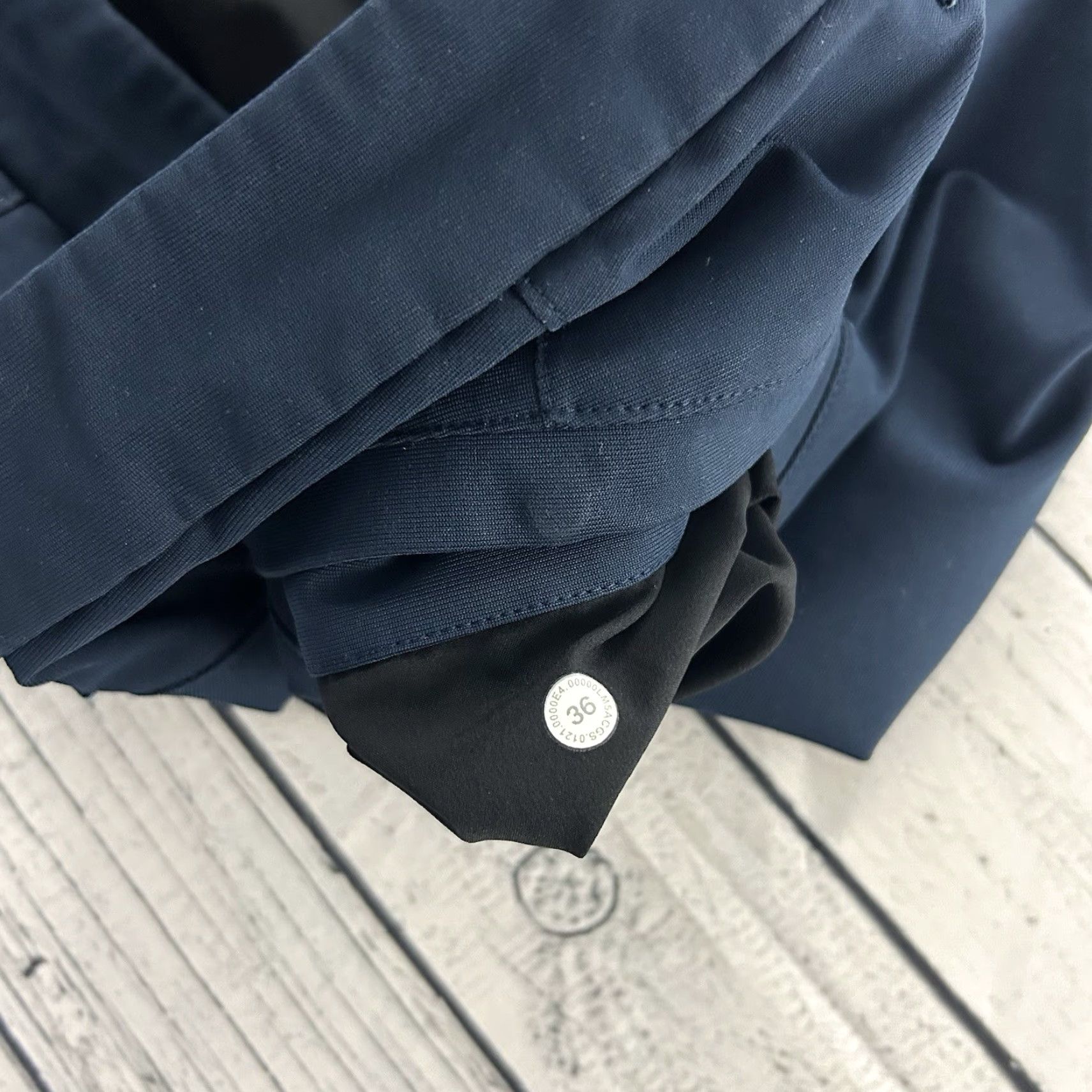 Lululemon Lululemon ABC Pants Men's 36 x 29 Navy Blue Weekend Casual Chino 5-Pocket Log 36in Inseam 29in Mens Size US 36 / EU 52 - 5 Thumbnail