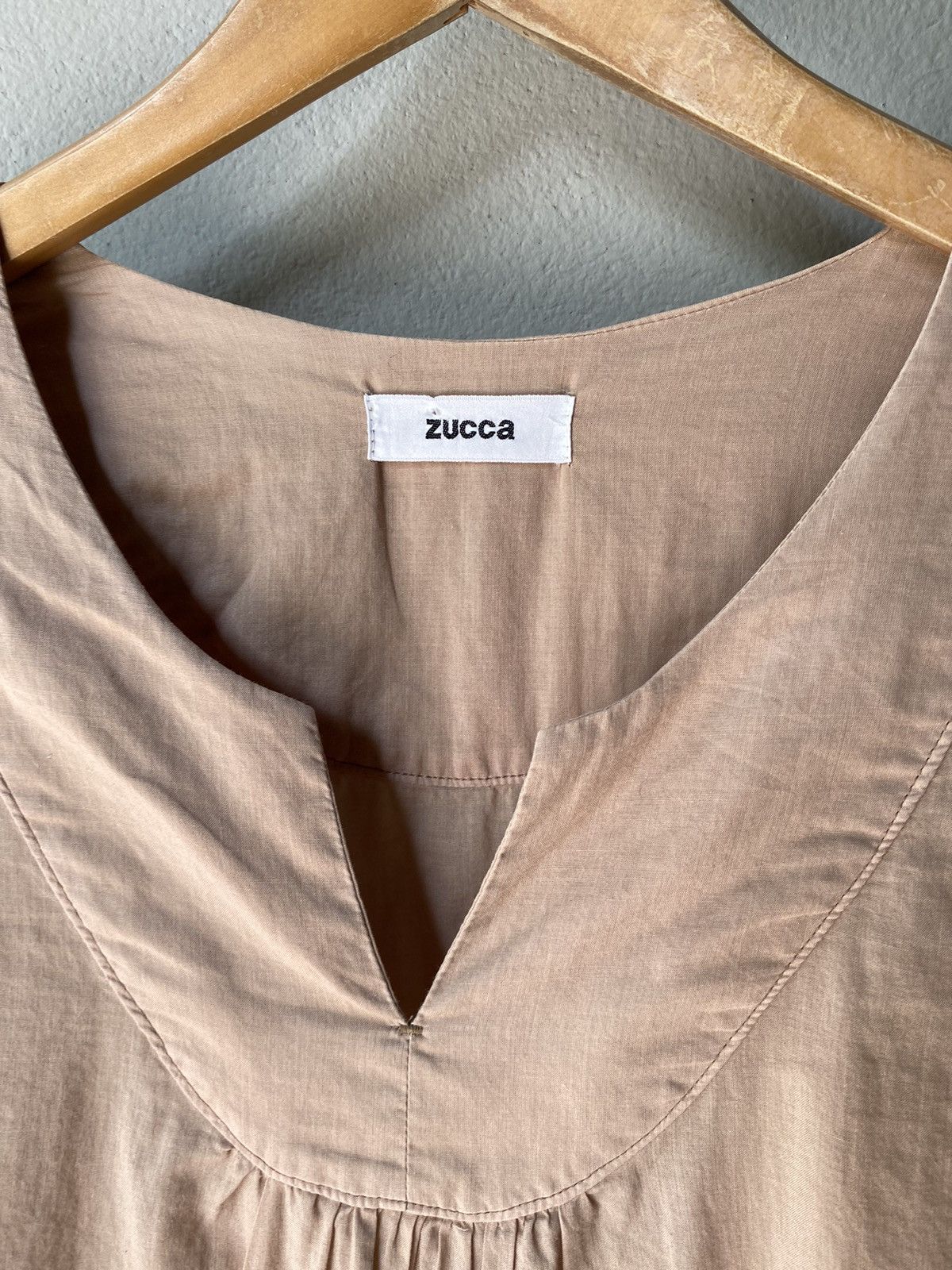Zucca Zucca Peach Cotton Blouse Size M / US 6-8 / IT 42-44 - 6 Thumbnail