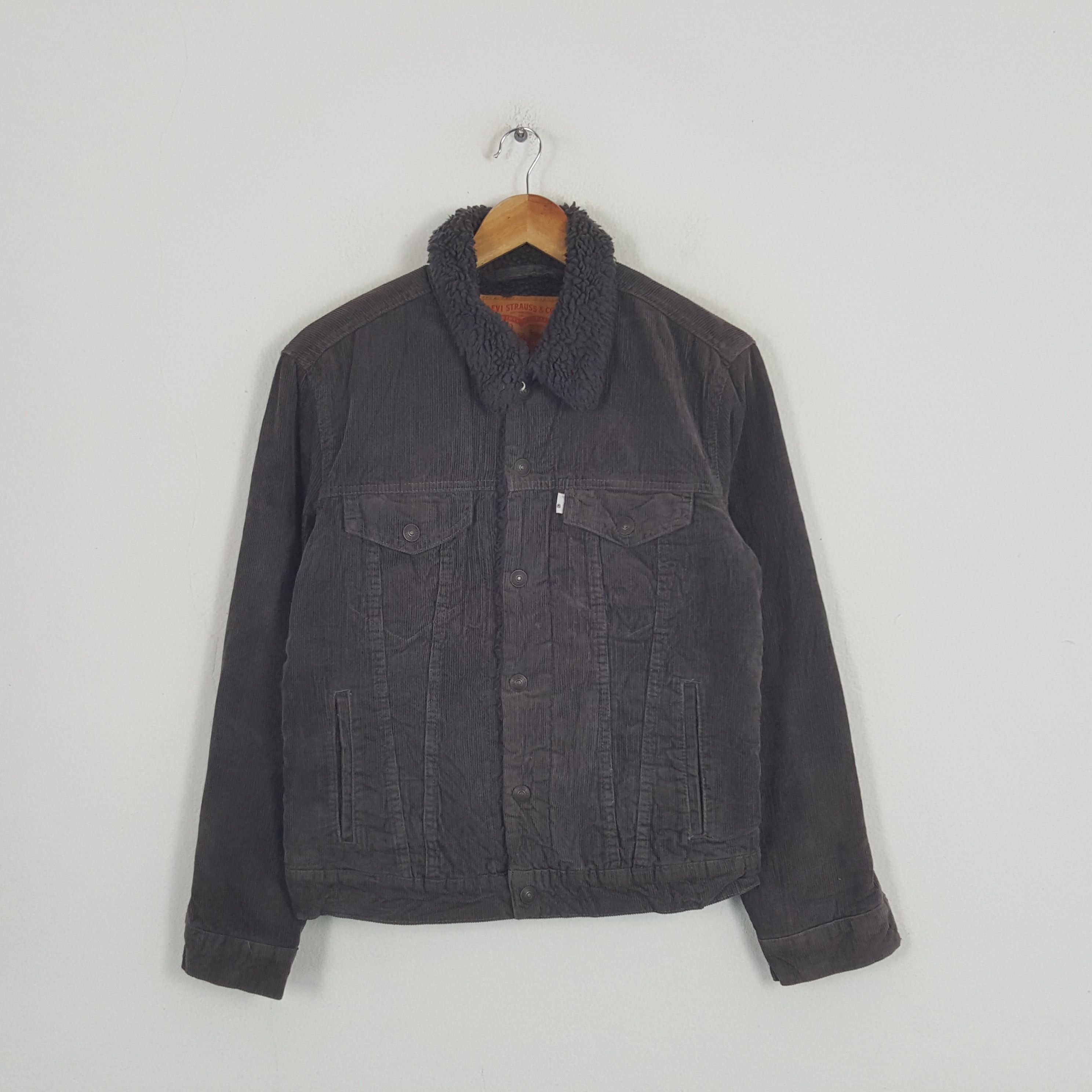 Levi's × Vintage Vintage Levi's American Winter Style Denim Jacket C79N25 Size US S / EU 44-46 / 1 - 1 Thumbnail