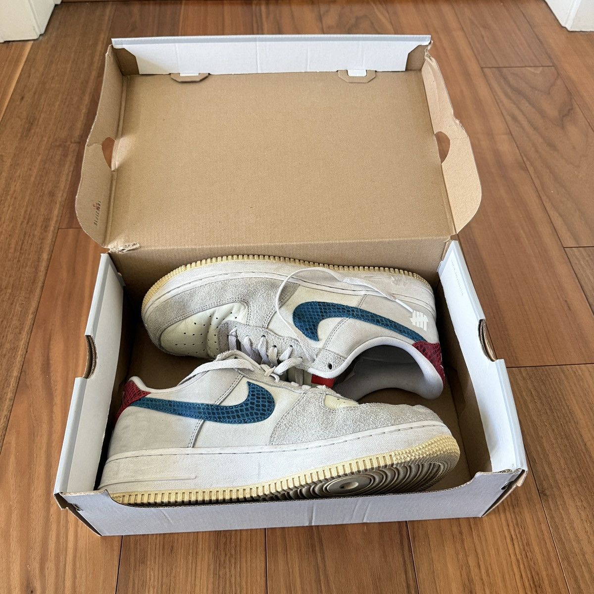 Nike Nike Air Force 1 Low Undefeated 5 On It | Size 10 Size US 10 / EU 43 - 9 Thumbnail