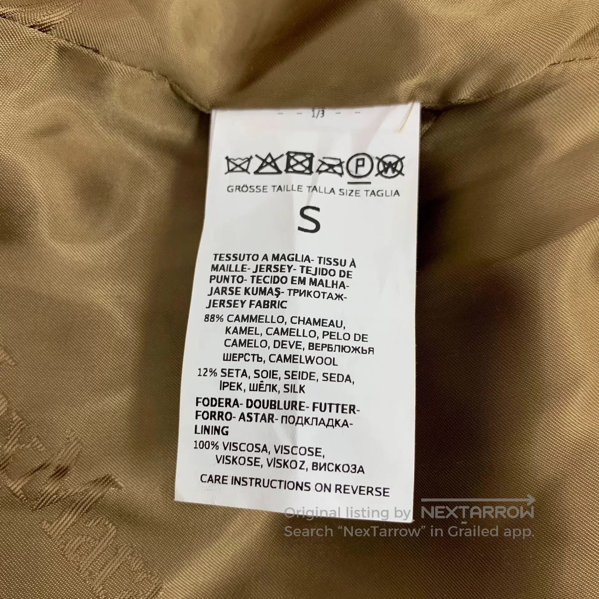 Loro Piana maxmara teddy double-breasted coat in camel. Size US S / EU 44-46 / 1 - 7 Thumbnail