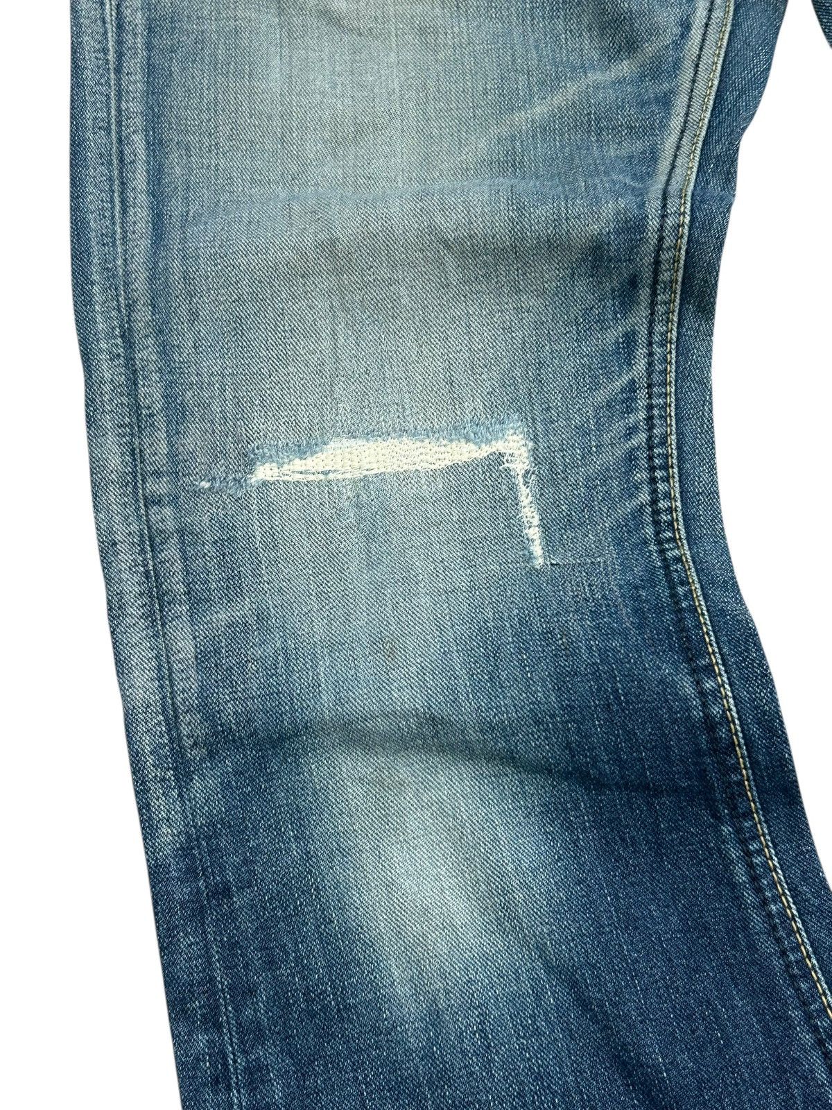 Tornado Mart Flare Lee Rider Jean Mud Washed Distressed Dystopian Design Size US 32 / EU 48 - 4 Thumbnail