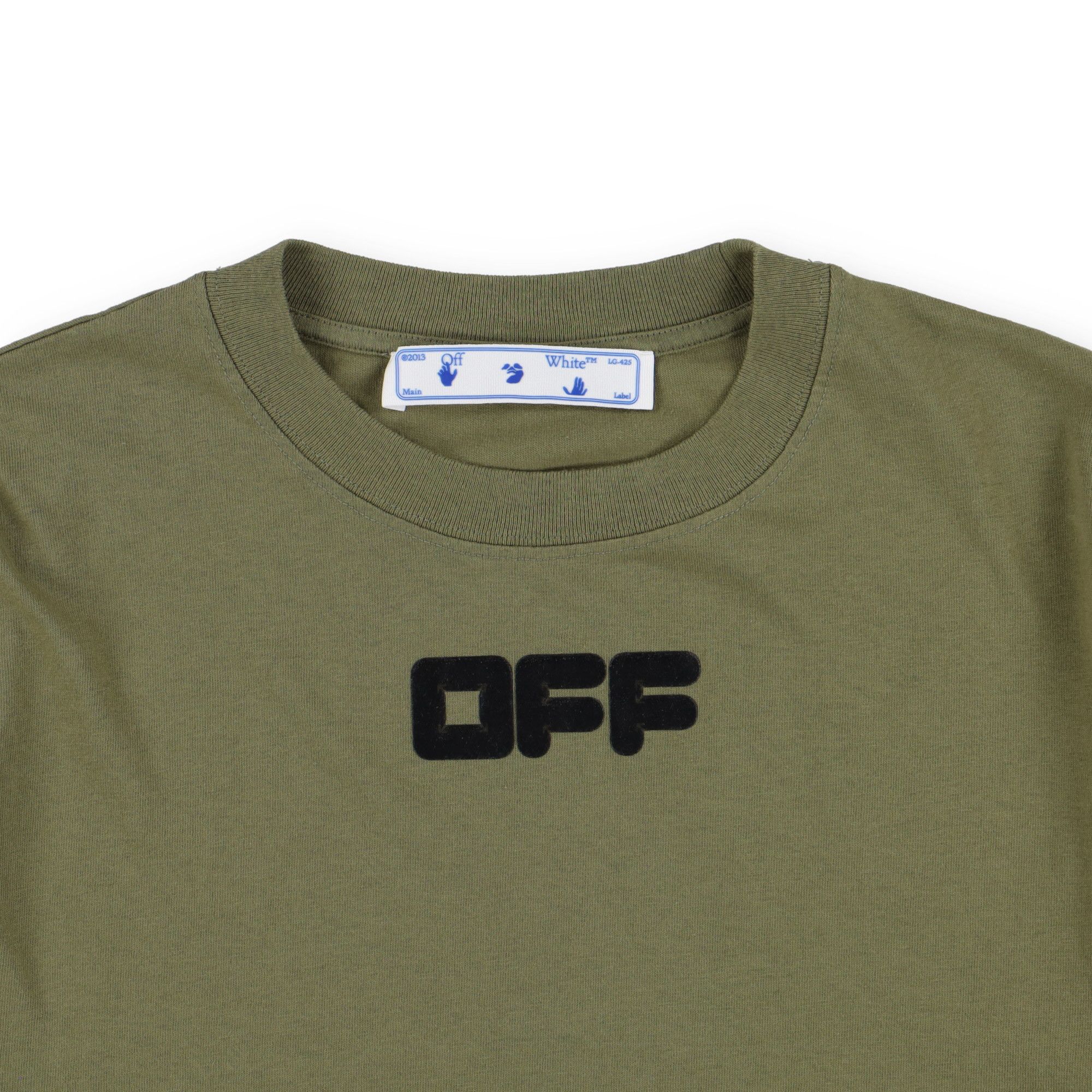 Off-White Green Rubber Arrow Font Logo T-Shirt Size US S / EU 44-46 / 1 - 5 Thumbnail