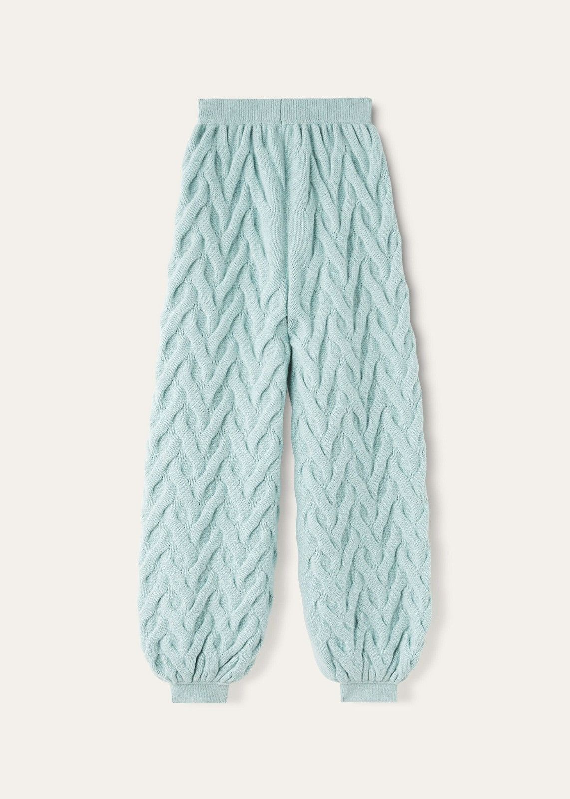 Loro Piana o1srvl11e1125 FAO4517 Cocooning Cozy Braids Pant in Blue Size 26" / US 2 / IT 38 - 2 Thumbnail
