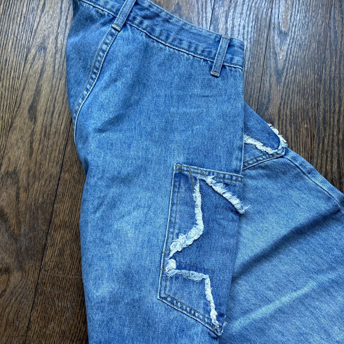 Other Grunge denim wideleg star patch detail jeans size small Size 27" / US 4 / IT 40 - 4 Thumbnail