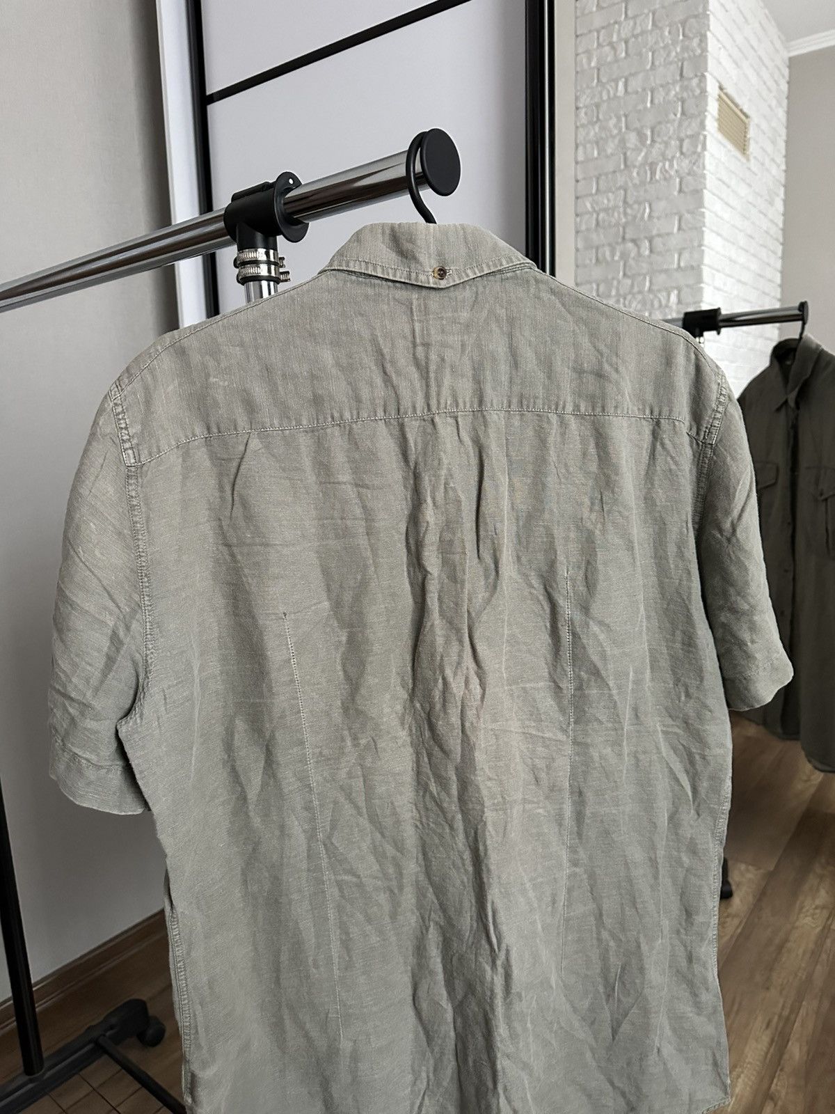 Brunello Cucinelli Brunello Cucinelli Linen Shirt Button Up Size US L / EU 52-54 / 3 - 9 Thumbnail