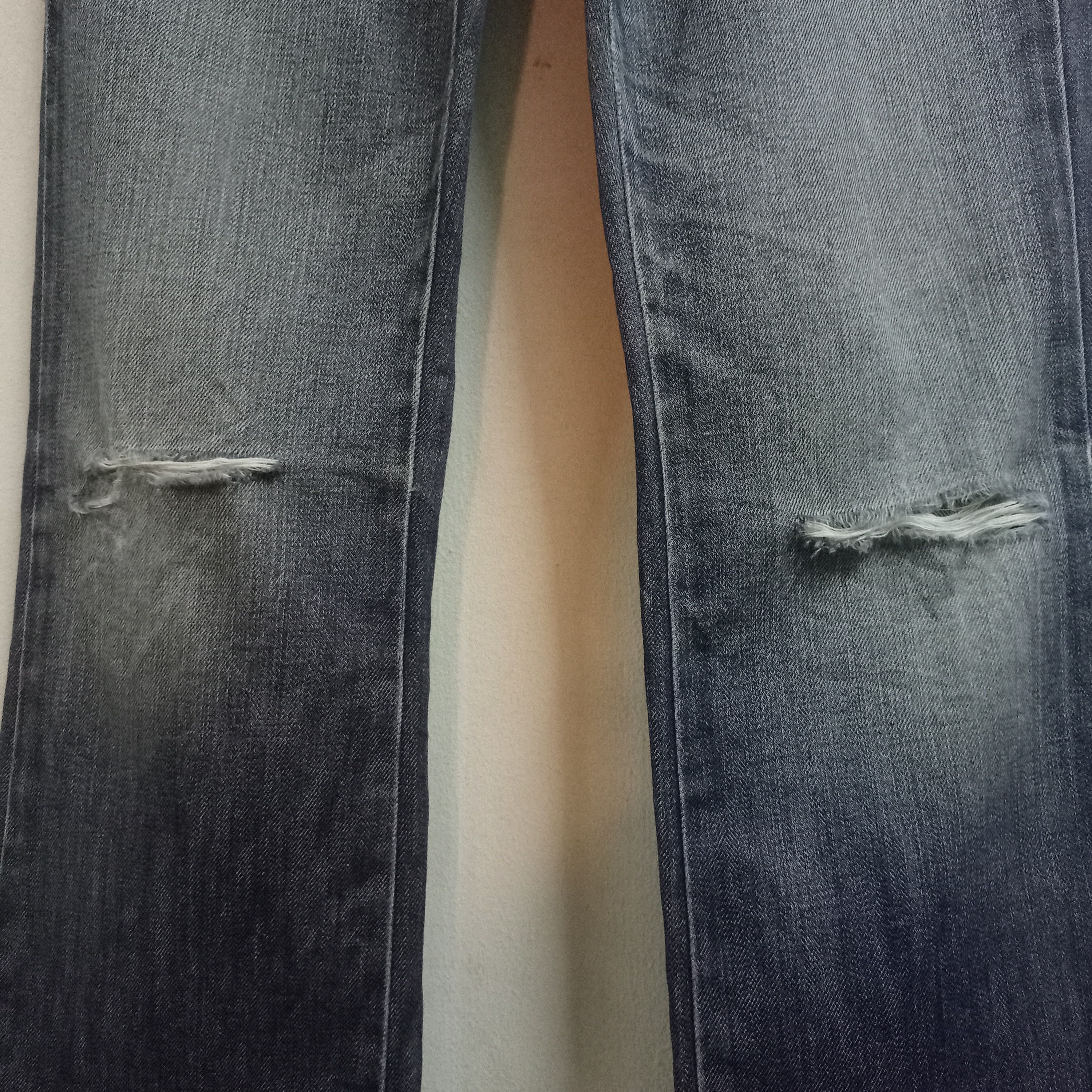 Monarchy Vintage USA Monarchy Atalier Ripped Flare Jeans 31x29 Size US 31 - 5 Thumbnail