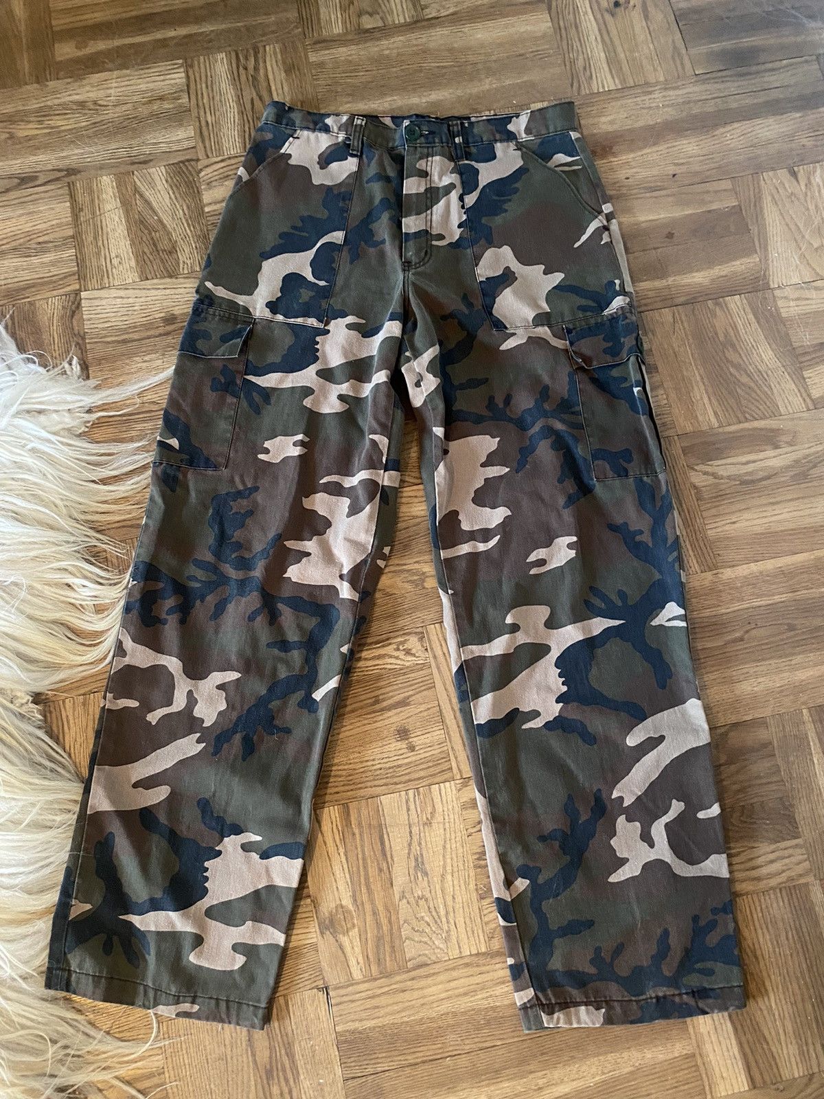 Vintage 80's Duck Bay Fatigue Cargo Camo Pants | Grailed