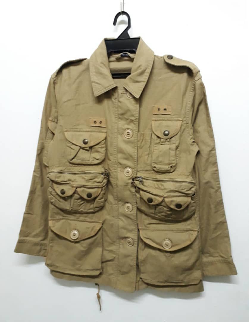 Polo Ralph Lauren 💥Polo Ralph Lauren multipocket chocolate colour jacket Size US M / EU 48-50 / 2 - 4 Thumbnail