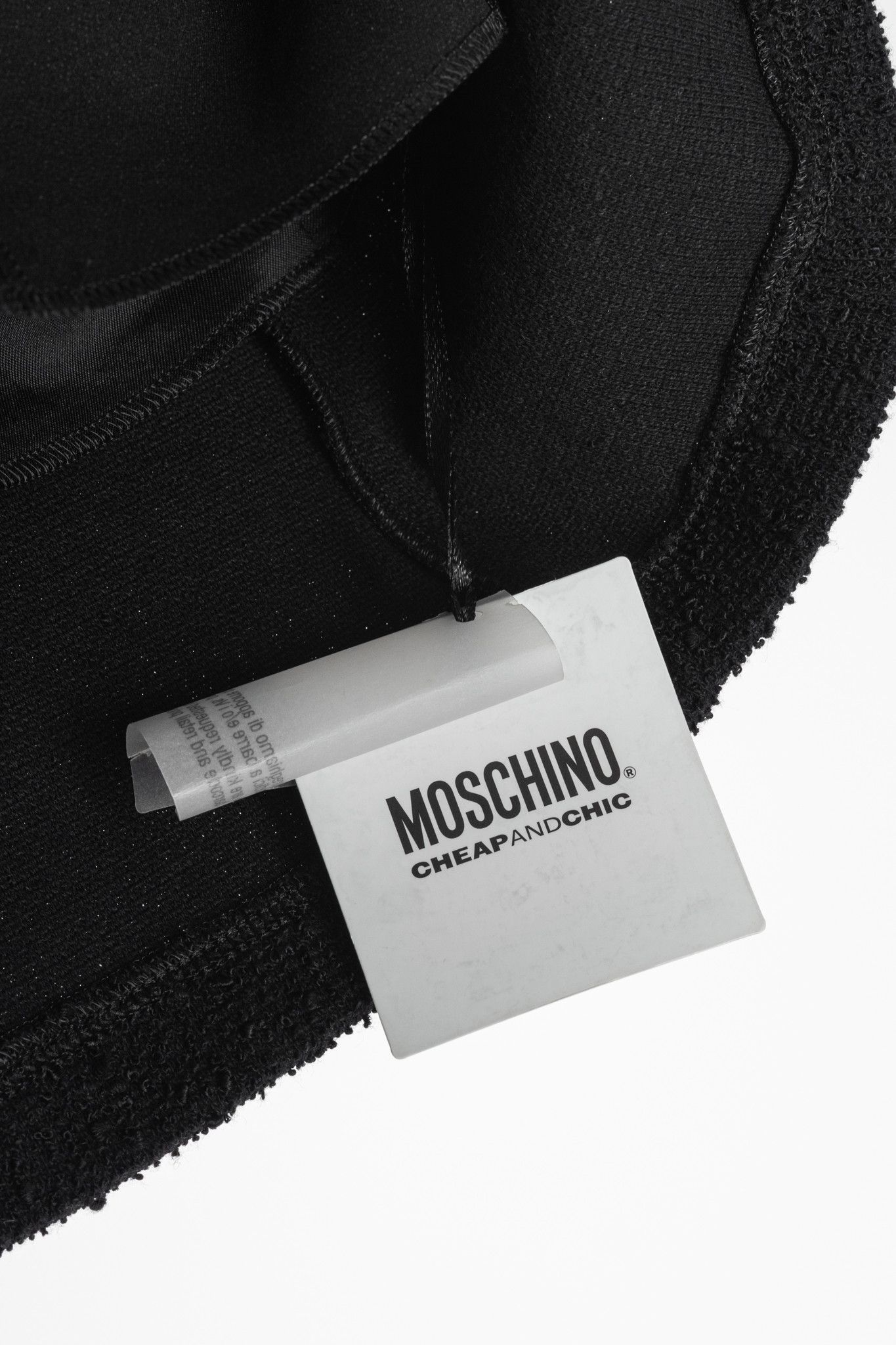 Moschino Moschino Cheap and Chic Black Boucle-Knit Bustier Size M / US 6-8 / IT 42-44 - 6 Thumbnail