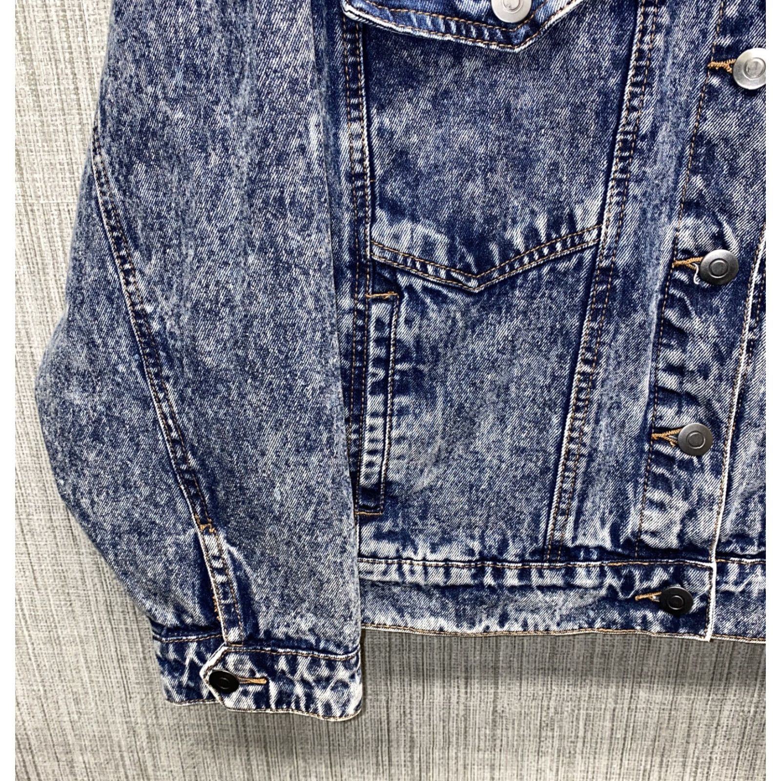 Denime The Rolling Stones Womens Denim Button Front Jean Jacket Size S Blue Size 28" / US 6 / IT 42 - 5 Thumbnail