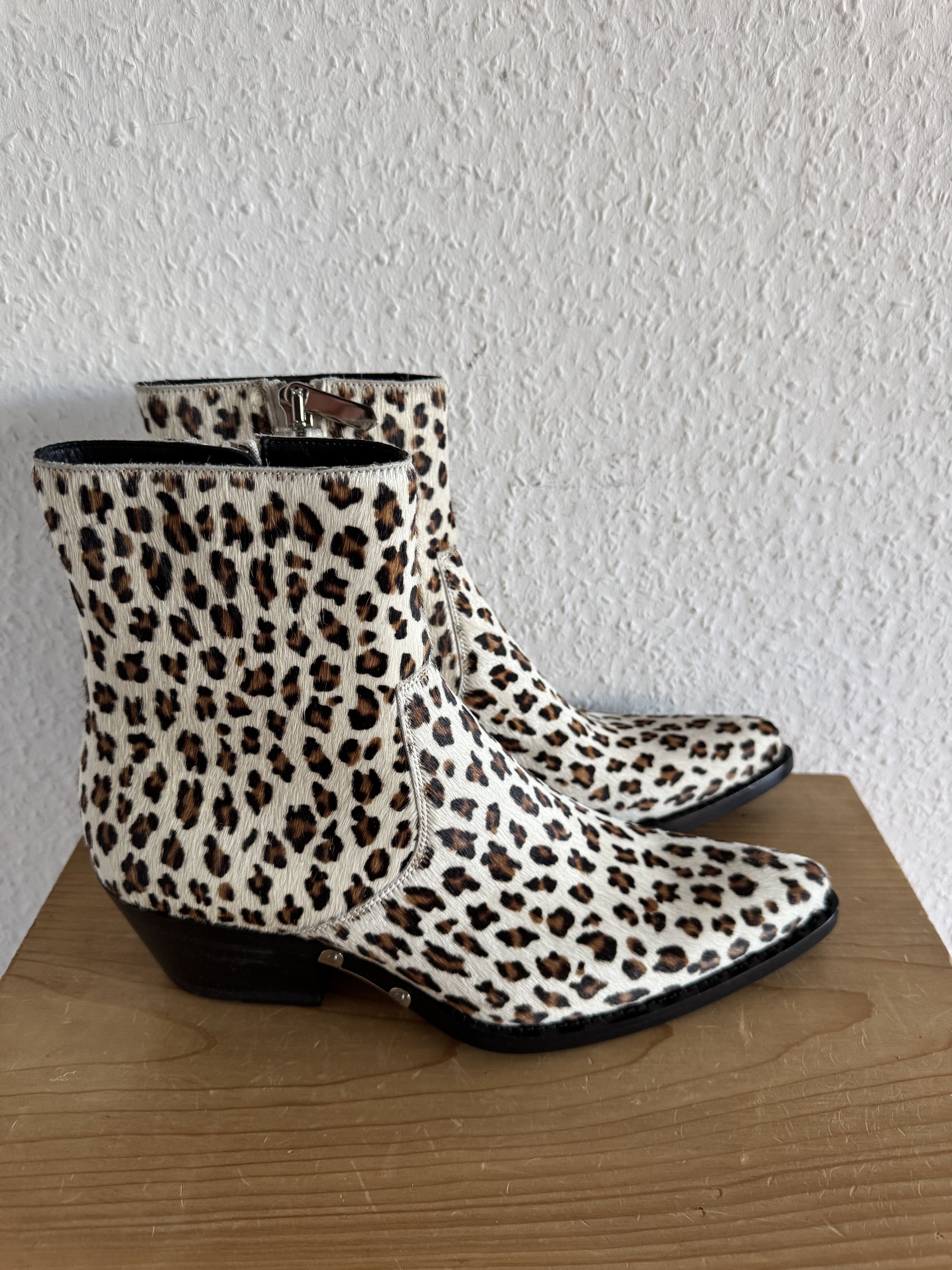 Calvin Klein 205W39NYC Pony Hair Spazzolato Ankle Boots Size US 8 / EU 41 - 6 Thumbnail