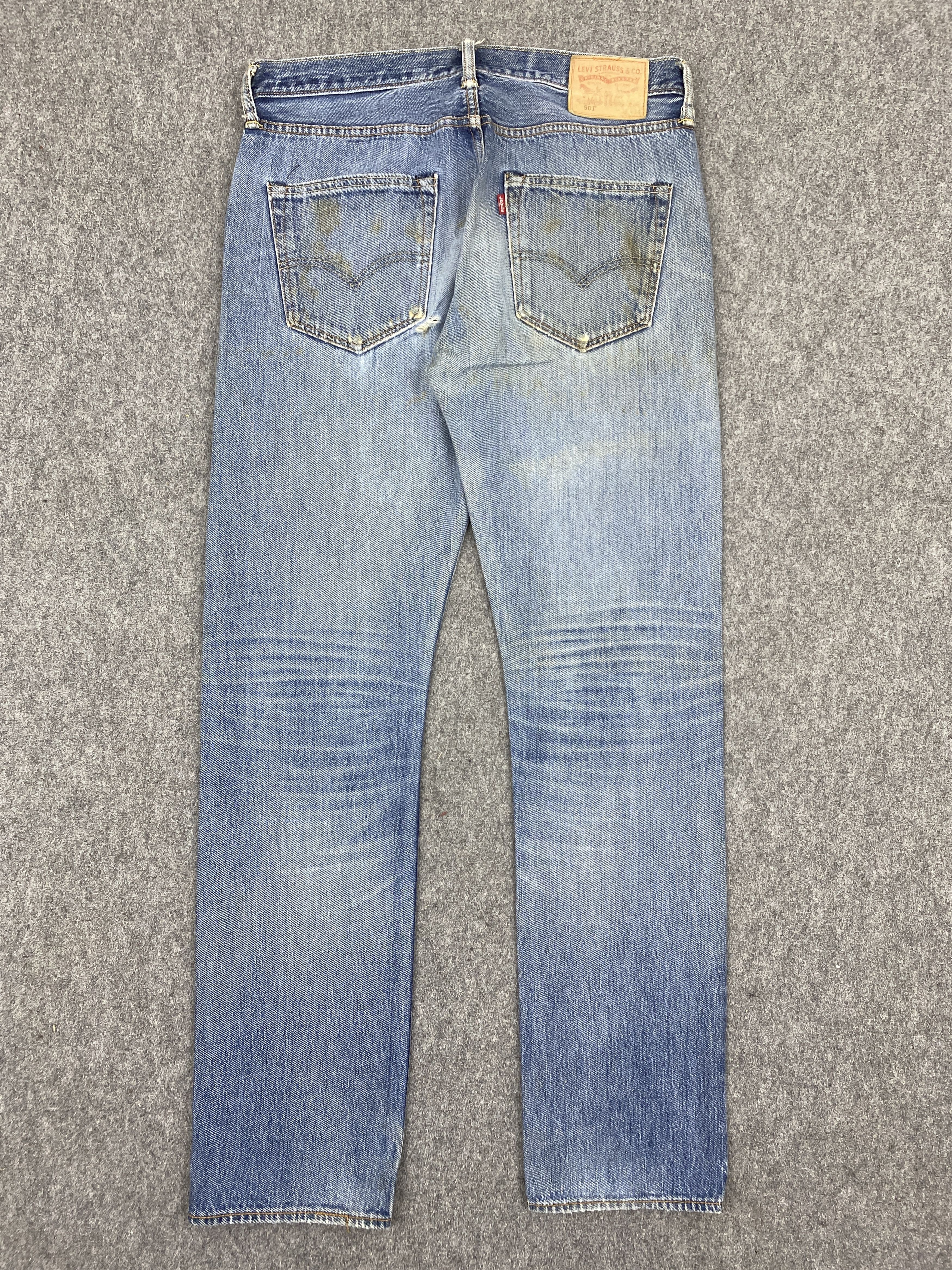 Levi's Vintage Levis 501 Button Fly Jeans DP2705 Size US 34 / EU 50 - 3 Thumbnail