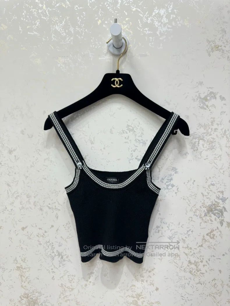 Chanel Chanel 22 Early Spring Vacation Series Black Knitted Small Size XXS / US 00 / IT 34 - 1 Thumbnail
