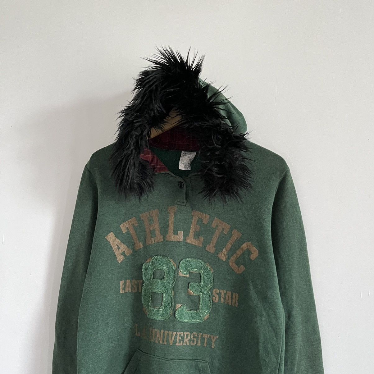 Japanese Brand NY Athletic Fur Hoodie Ifsixwasnine LGB style Size US M / EU 48-50 / 2 - 2 Thumbnail