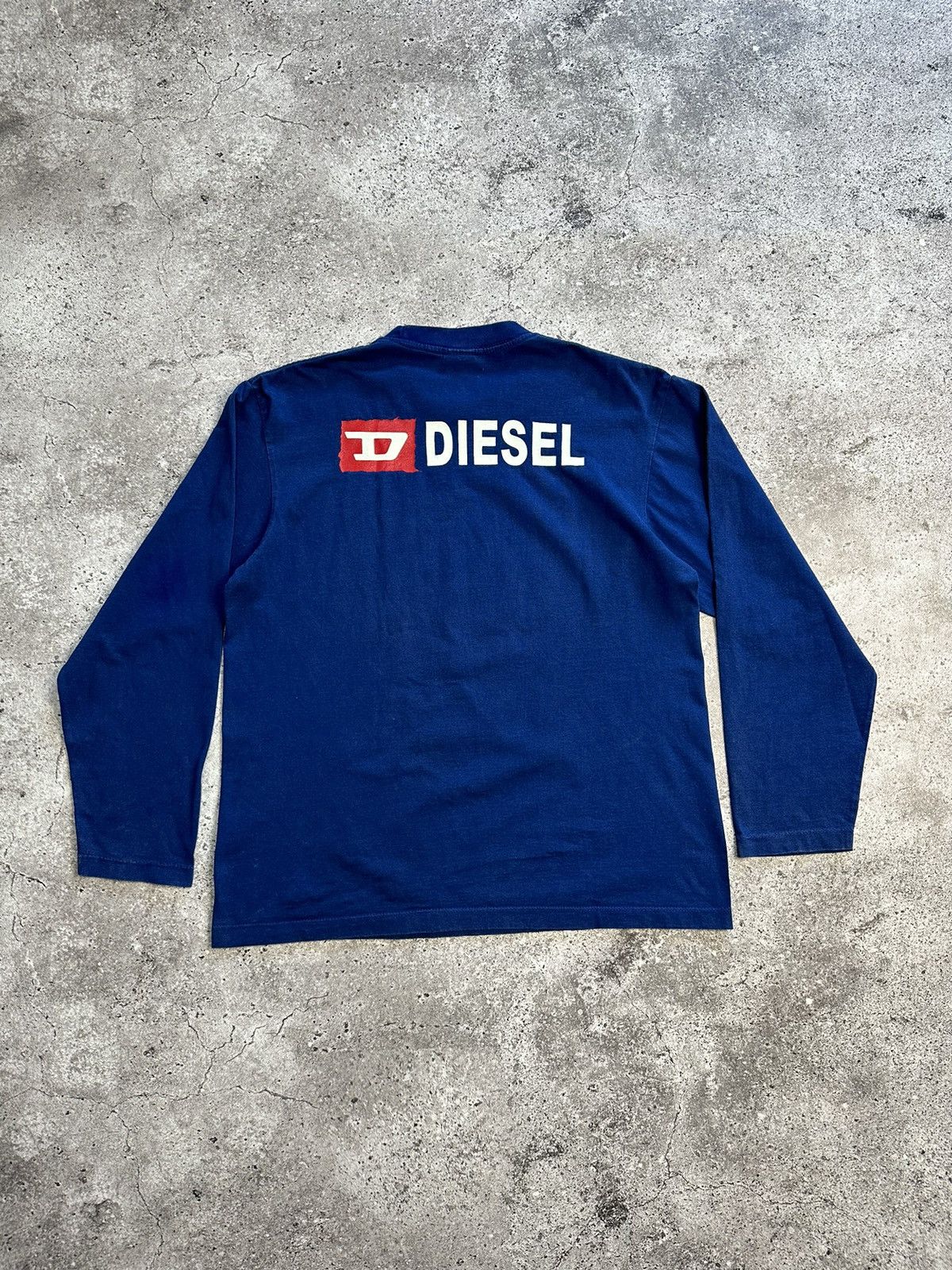 Diesel × Vintage Vintage Diesel Big Logo Dragon Long Sleeve Y2K Archival Size US L / EU 52-54 / 3 - 1 Thumbnail