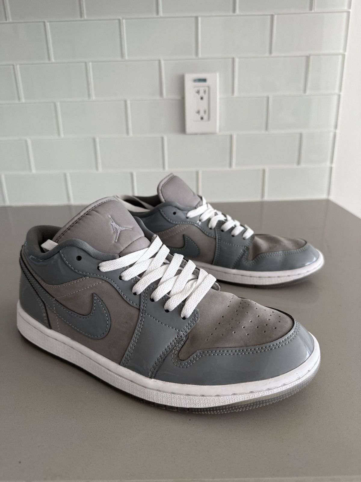 Nike Nike Air Jordan 1 Low “Wolf Grey” — Size 8 (Men’s) Size US 8 / EU 41 - 2 Thumbnail