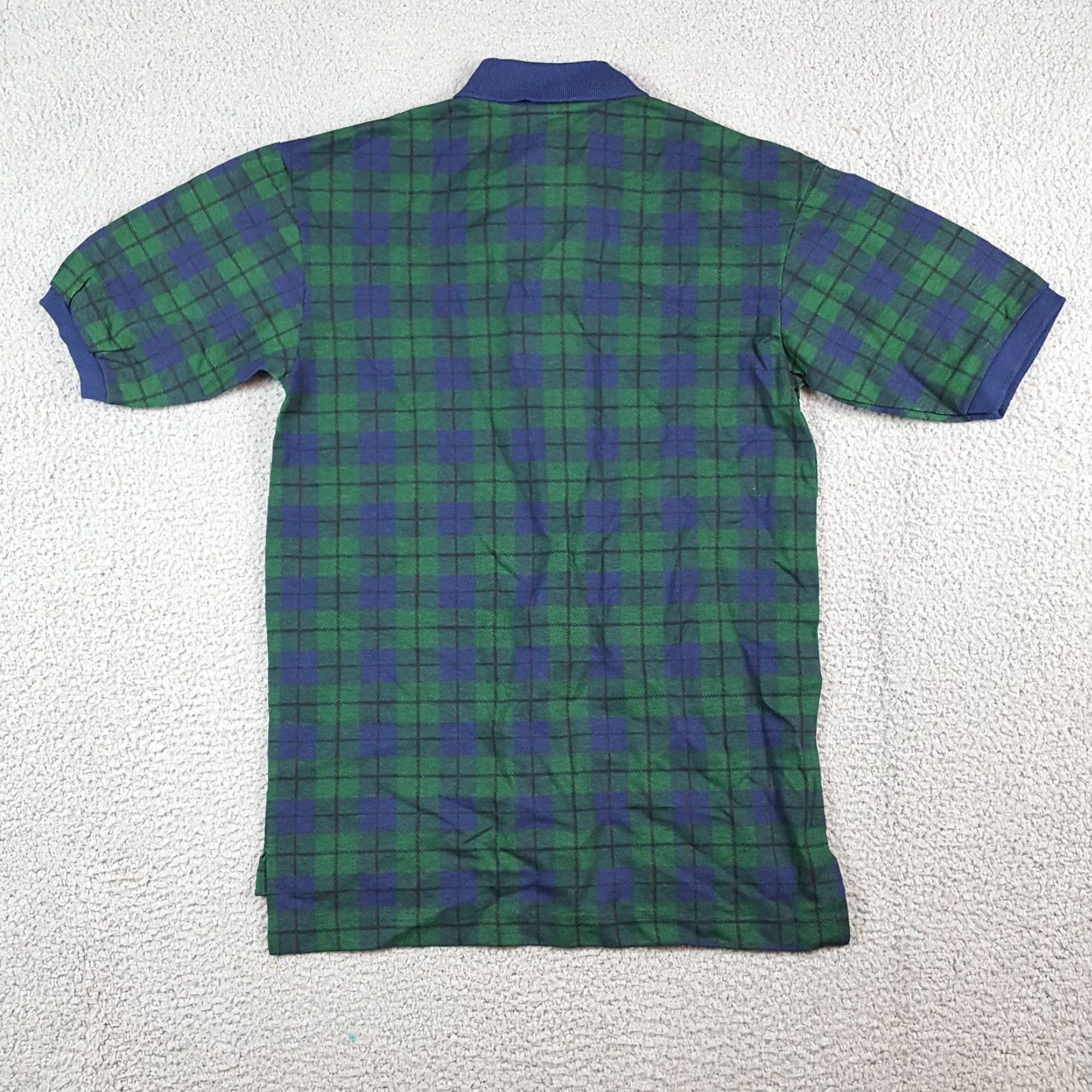 Vintage VINTAGE Hartwell Polo Shirt Men S Green Plaid Preppy 90s USA Made Button Collared Shirt Size US S / EU 44-46 / 1 - 4 Thumbnail