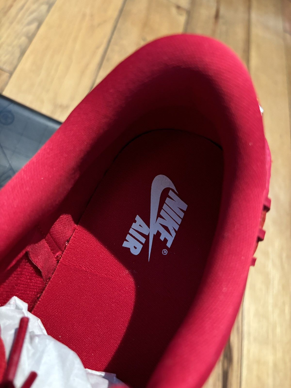 Jordan Brand × Nike Jordan 1 Low Method of Make Gym Red Metallic Gold Size US 10.5 / EU 43-44 - 6 Thumbnail