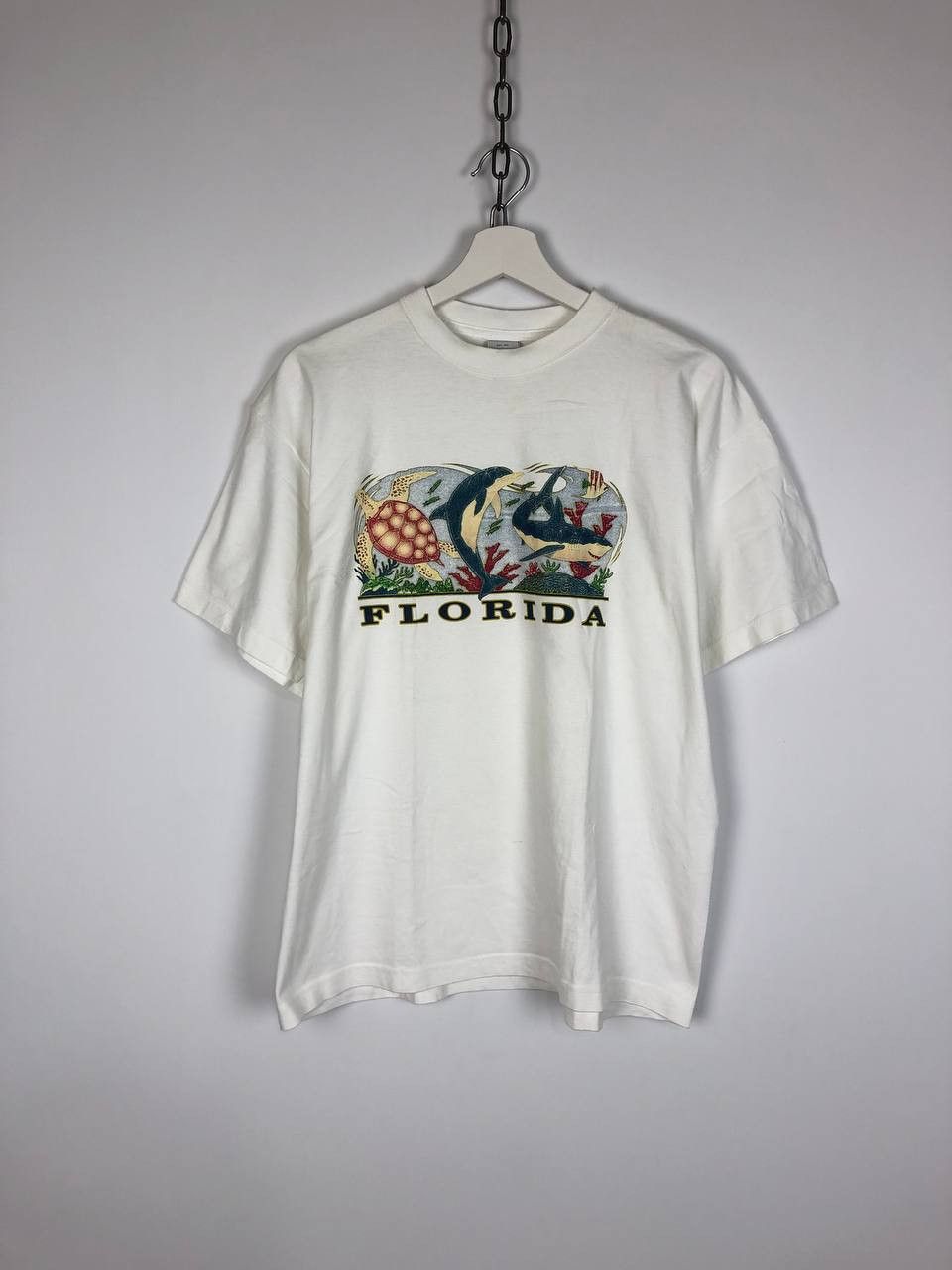 Armani Armani Exchange T-Shirt Florida Tee White size L Size US L / EU 52-54 / 3 - 1 Thumbnail
